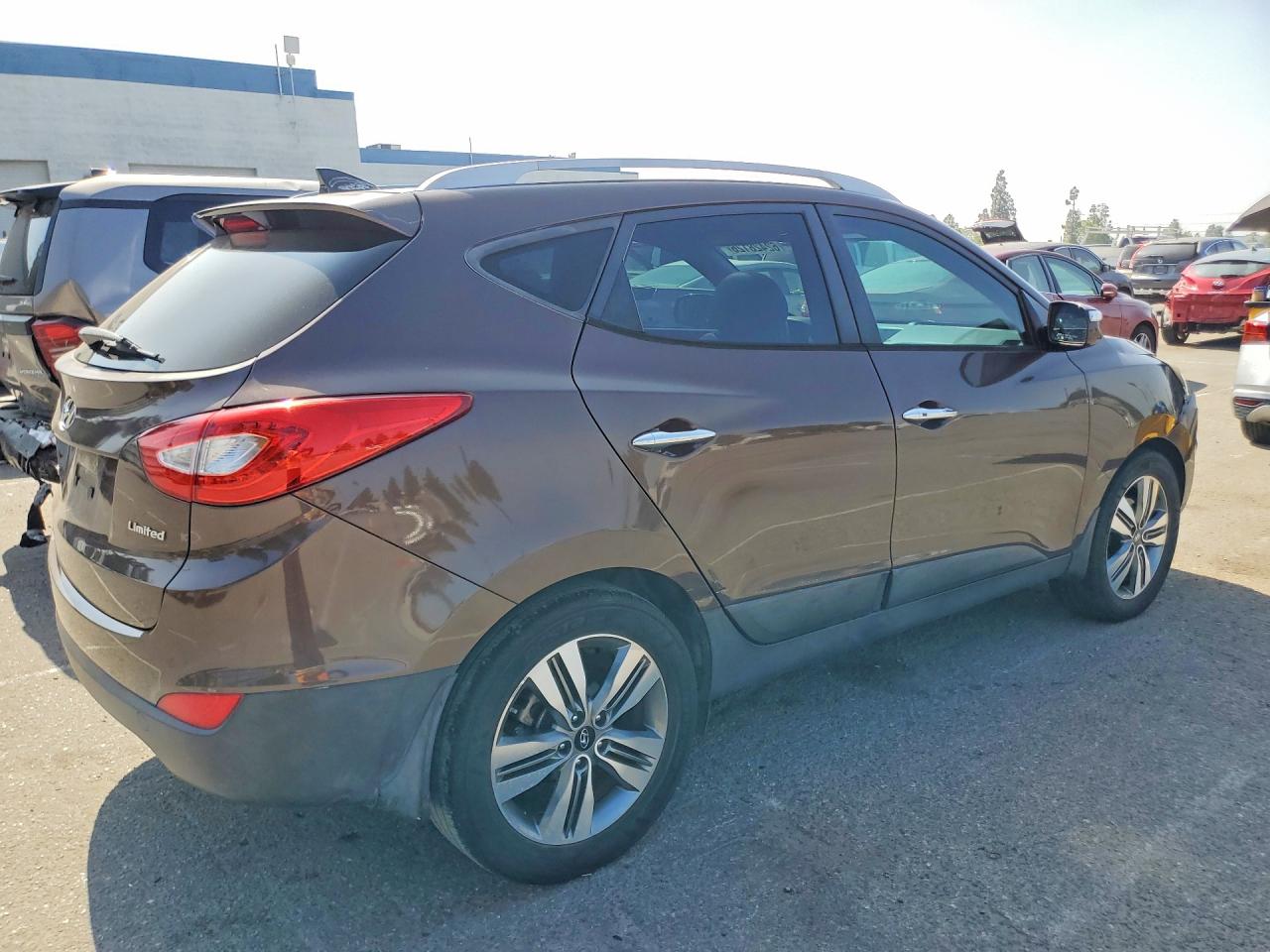 2014 Hyundai Tucson Limited Brown vin: KM8JU3AG1EU846381