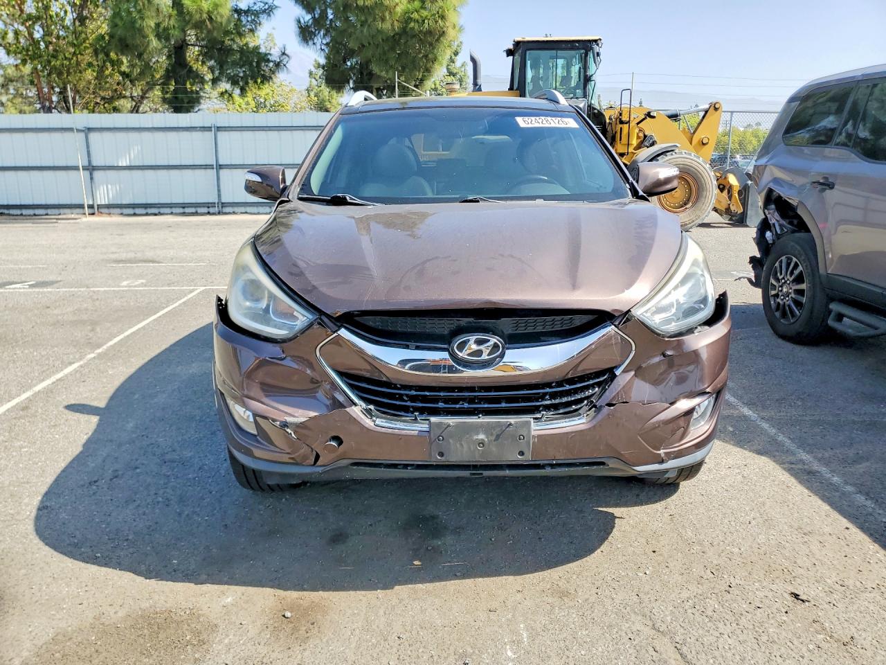 2014 Hyundai Tucson Limited Brown vin: KM8JU3AG1EU846381