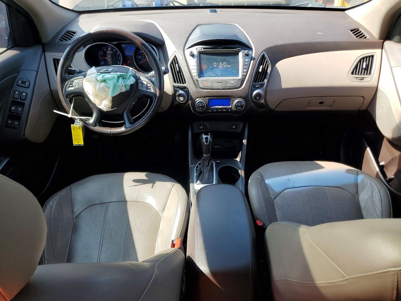 2014 Hyundai Tucson Limited Brown vin: KM8JU3AG1EU846381