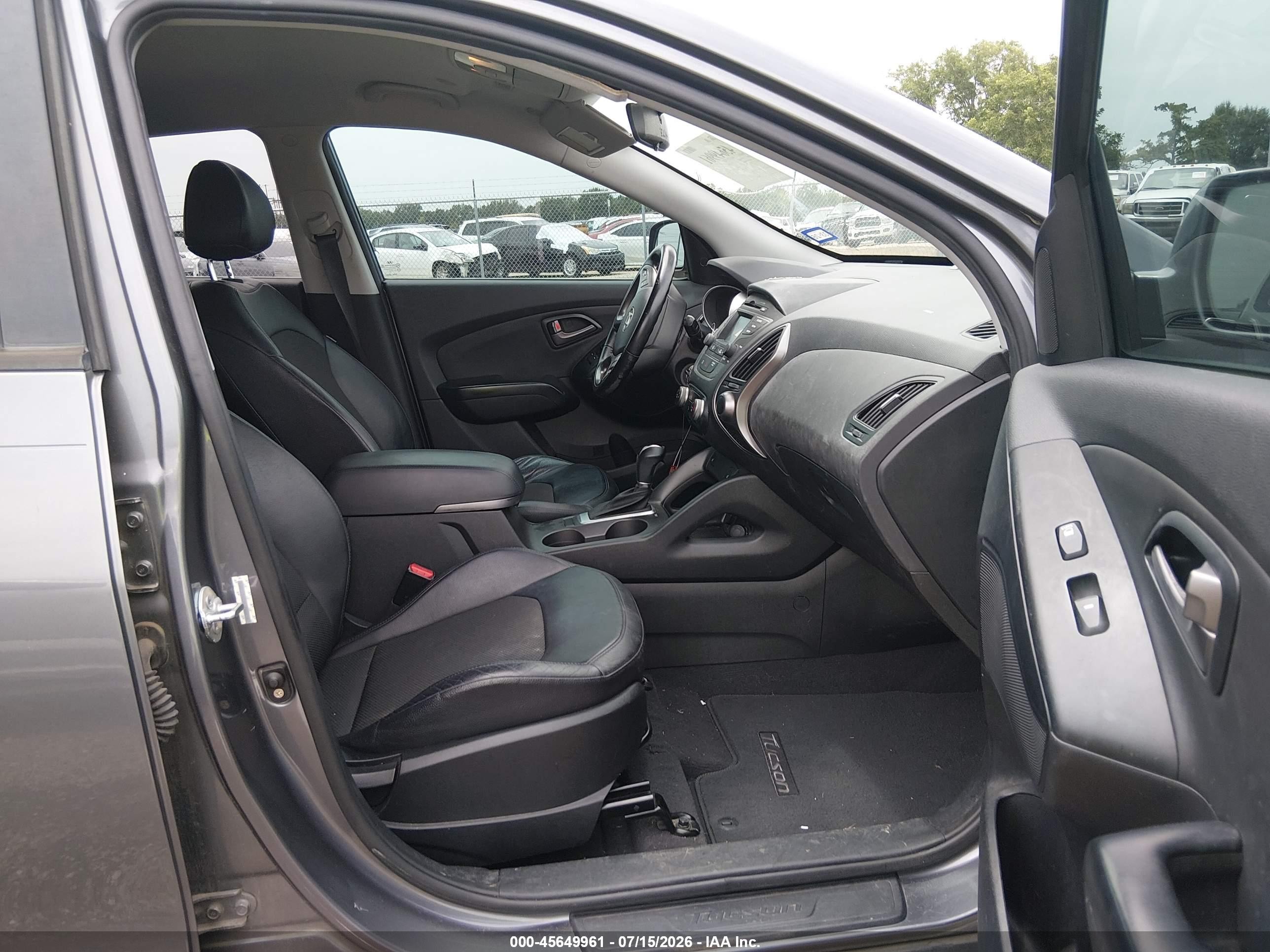 2014 Hyundai Tucson Se Серый vin: KM8JU3AG1EU864458