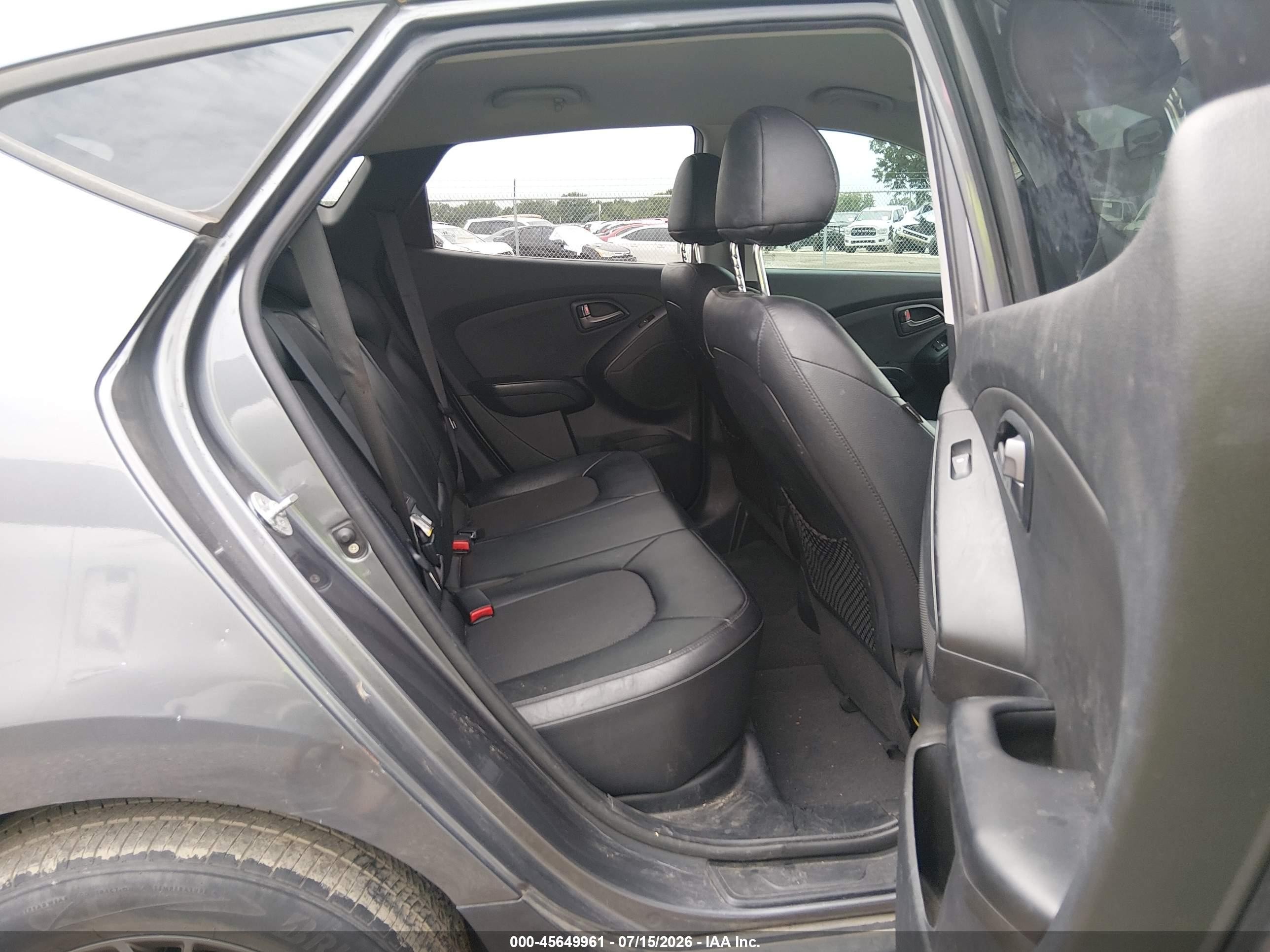 2014 Hyundai Tucson Se Серый vin: KM8JU3AG1EU864458