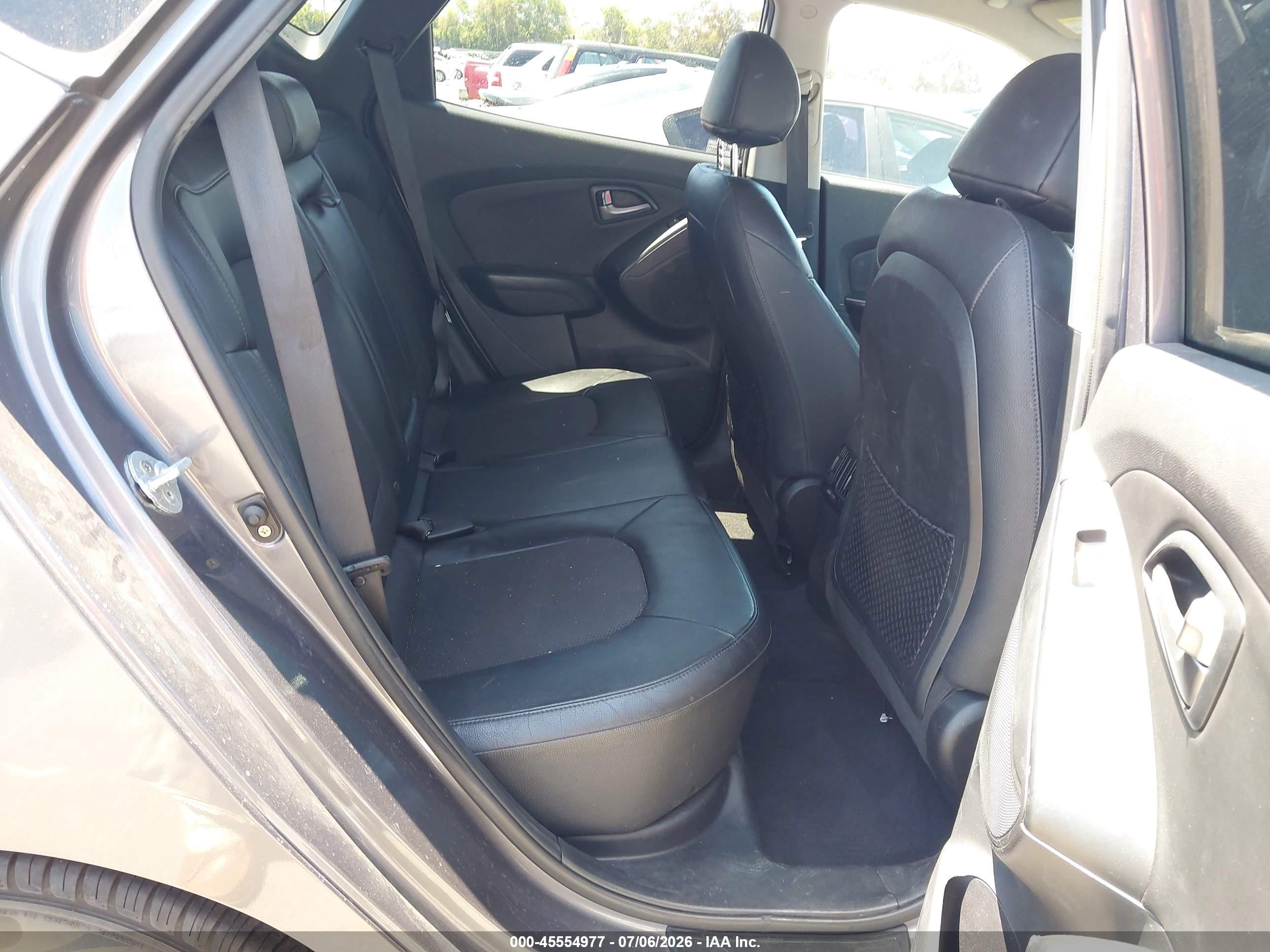 2014 Hyundai Tucson Se Gray vin: KM8JU3AG1EU931110