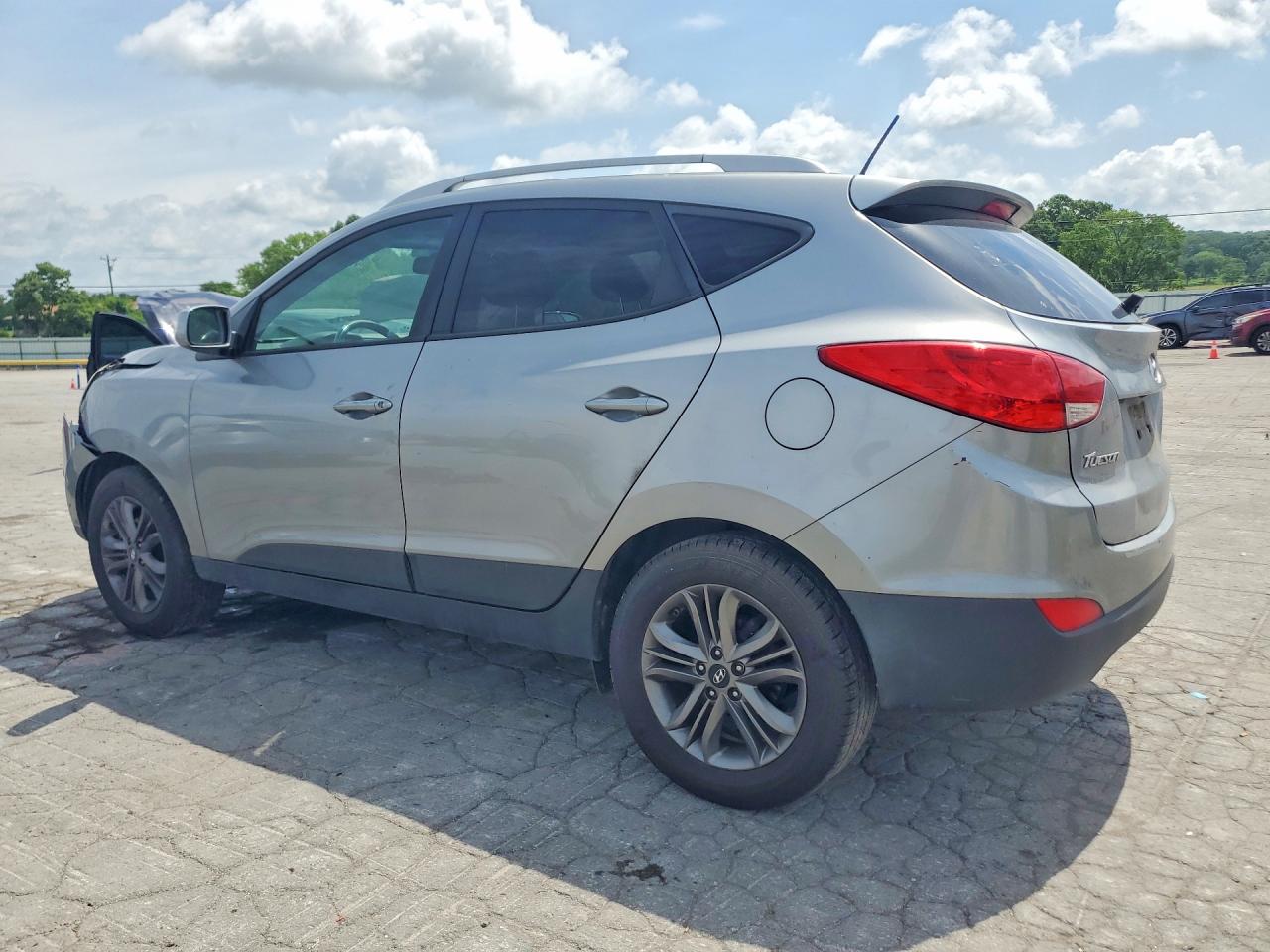 2015 Hyundai Tucson Se Silver vin: KM8JU3AG1FU012807