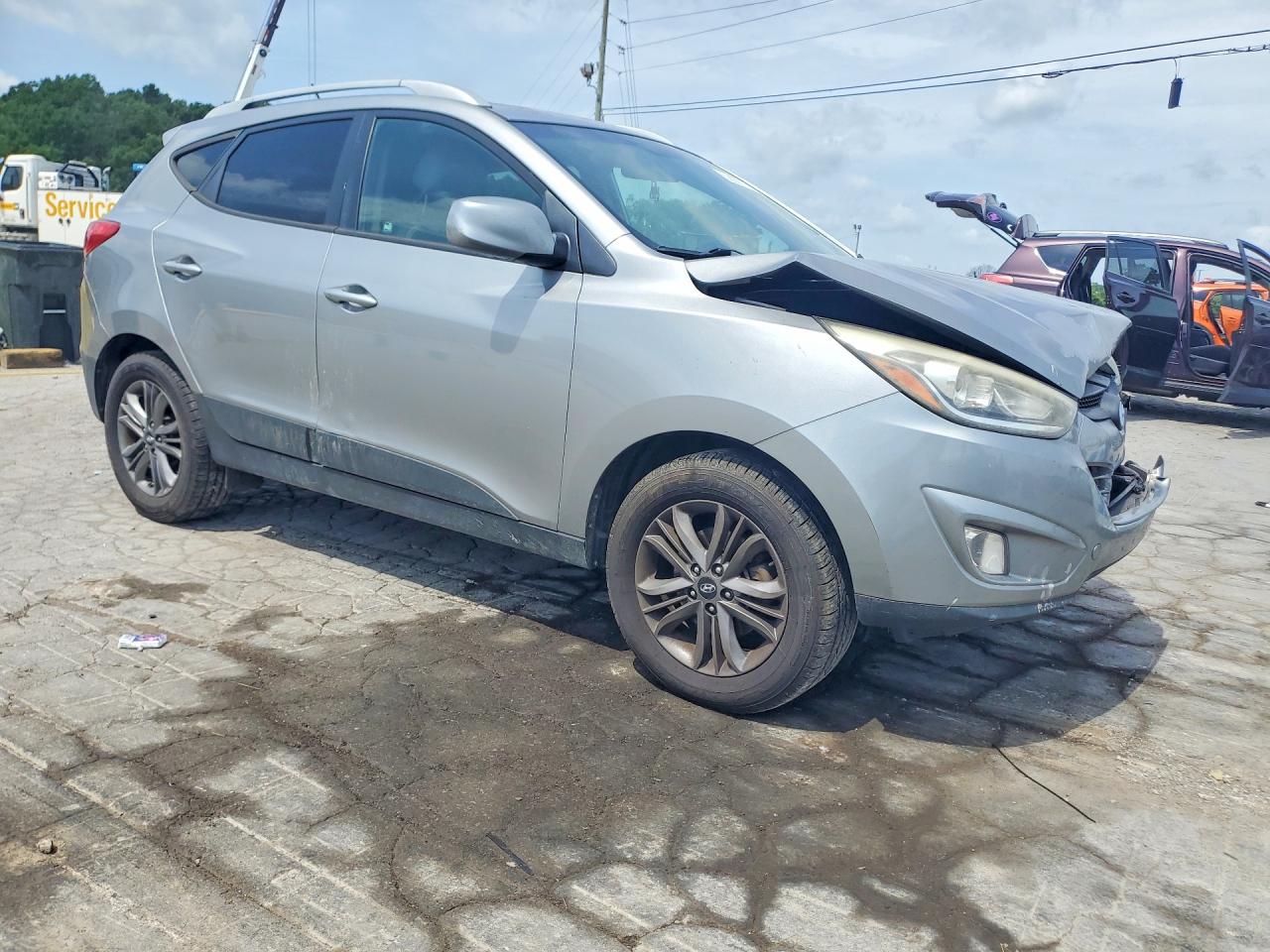 2015 Hyundai Tucson Se Silver vin: KM8JU3AG1FU012807