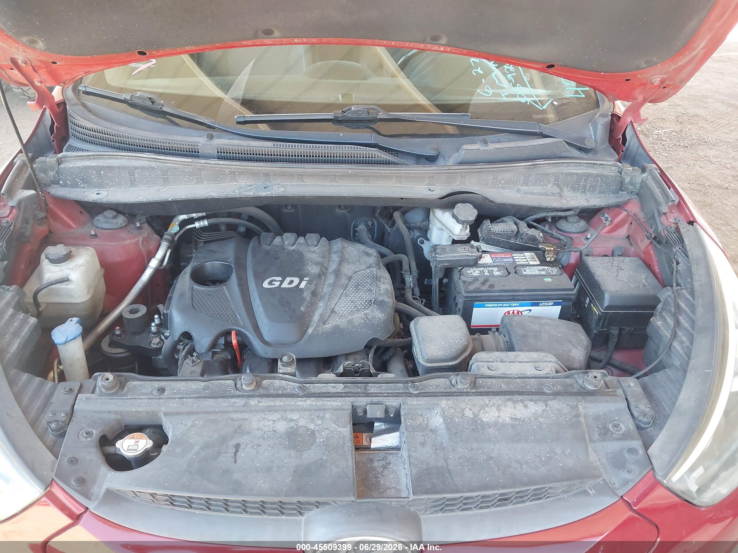 2015 Hyundai Tucson Se Красный vin: KM8JU3AG1FU059240