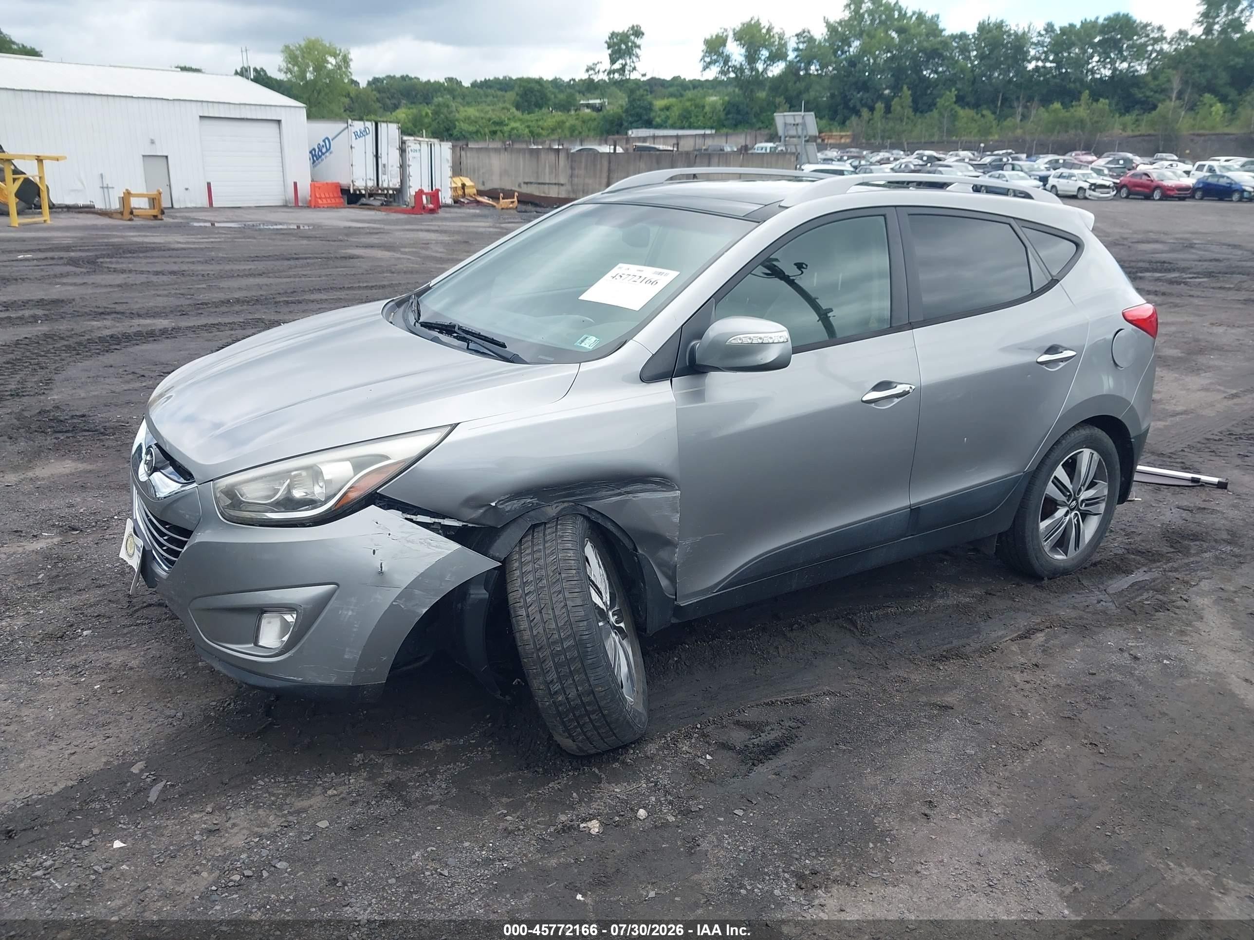 2015 Hyundai Tucson Limited Green vin: KM8JU3AG1FU066334