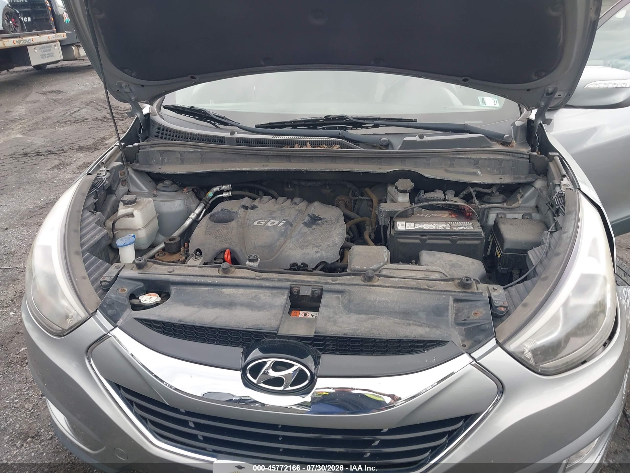 2015 Hyundai Tucson Limited Green vin: KM8JU3AG1FU066334