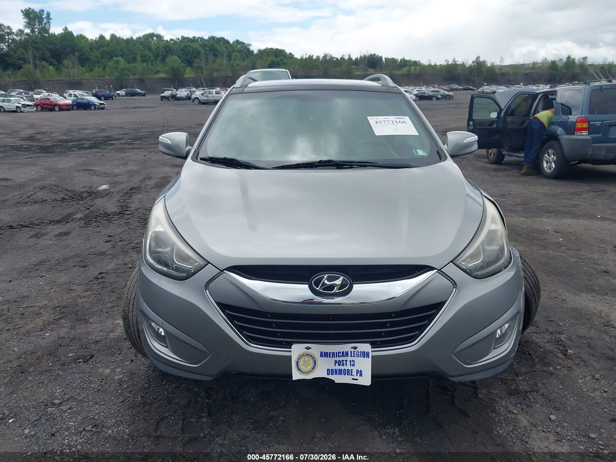 2015 Hyundai Tucson Limited Green vin: KM8JU3AG1FU066334