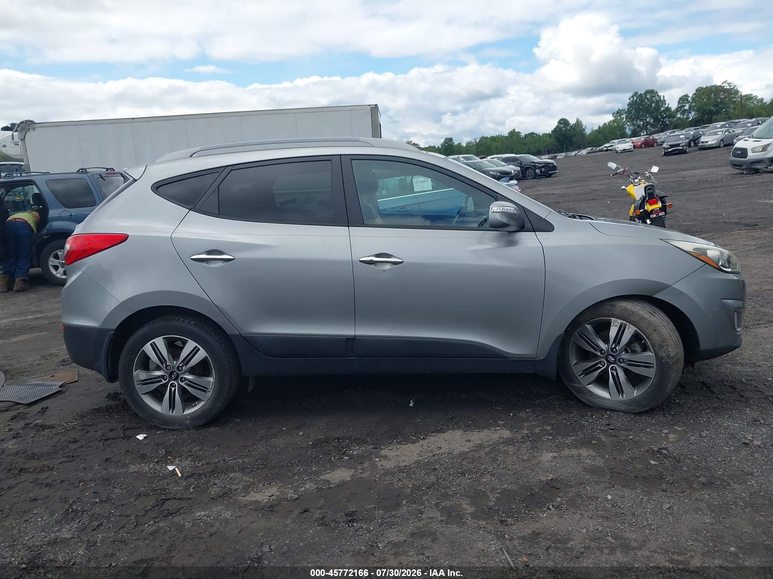 2015 Hyundai Tucson Limited Green vin: KM8JU3AG1FU066334