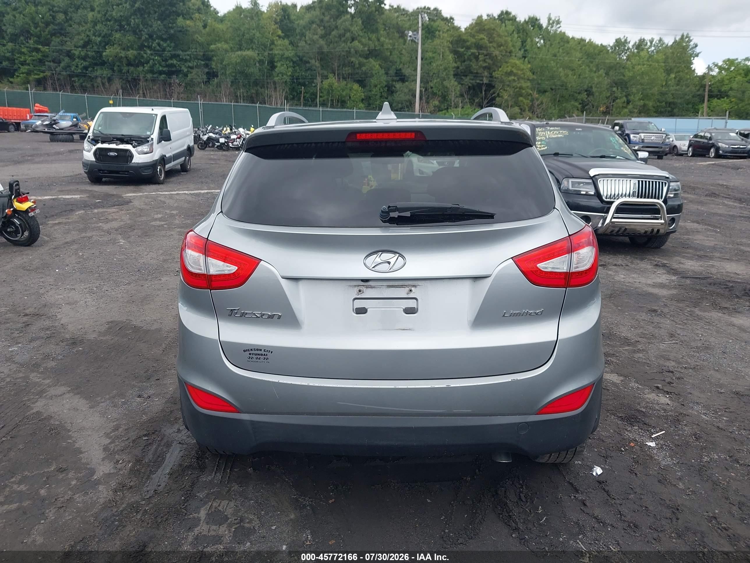 2015 Hyundai Tucson Limited Green vin: KM8JU3AG1FU066334