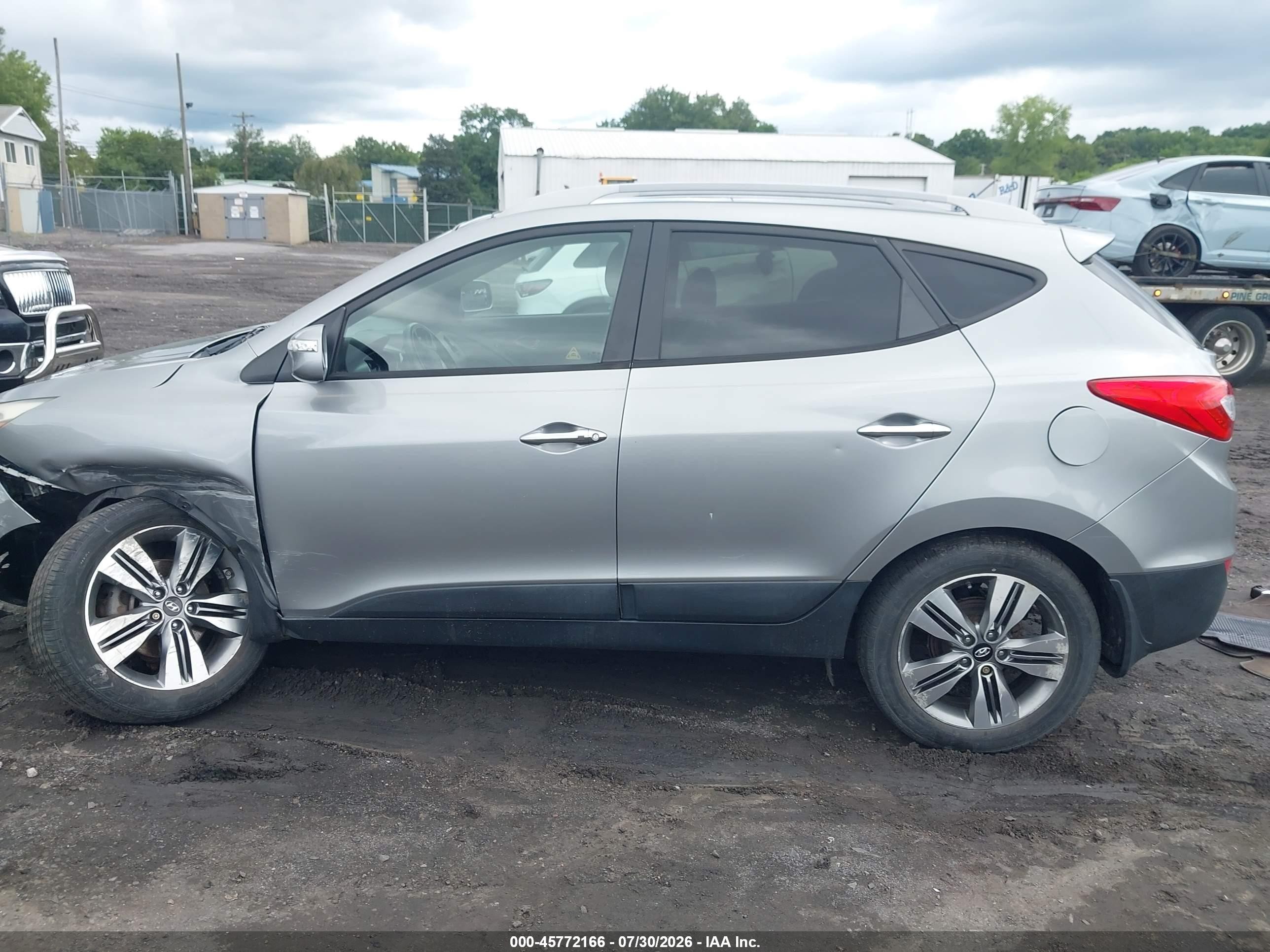 2015 Hyundai Tucson Limited Green vin: KM8JU3AG1FU066334