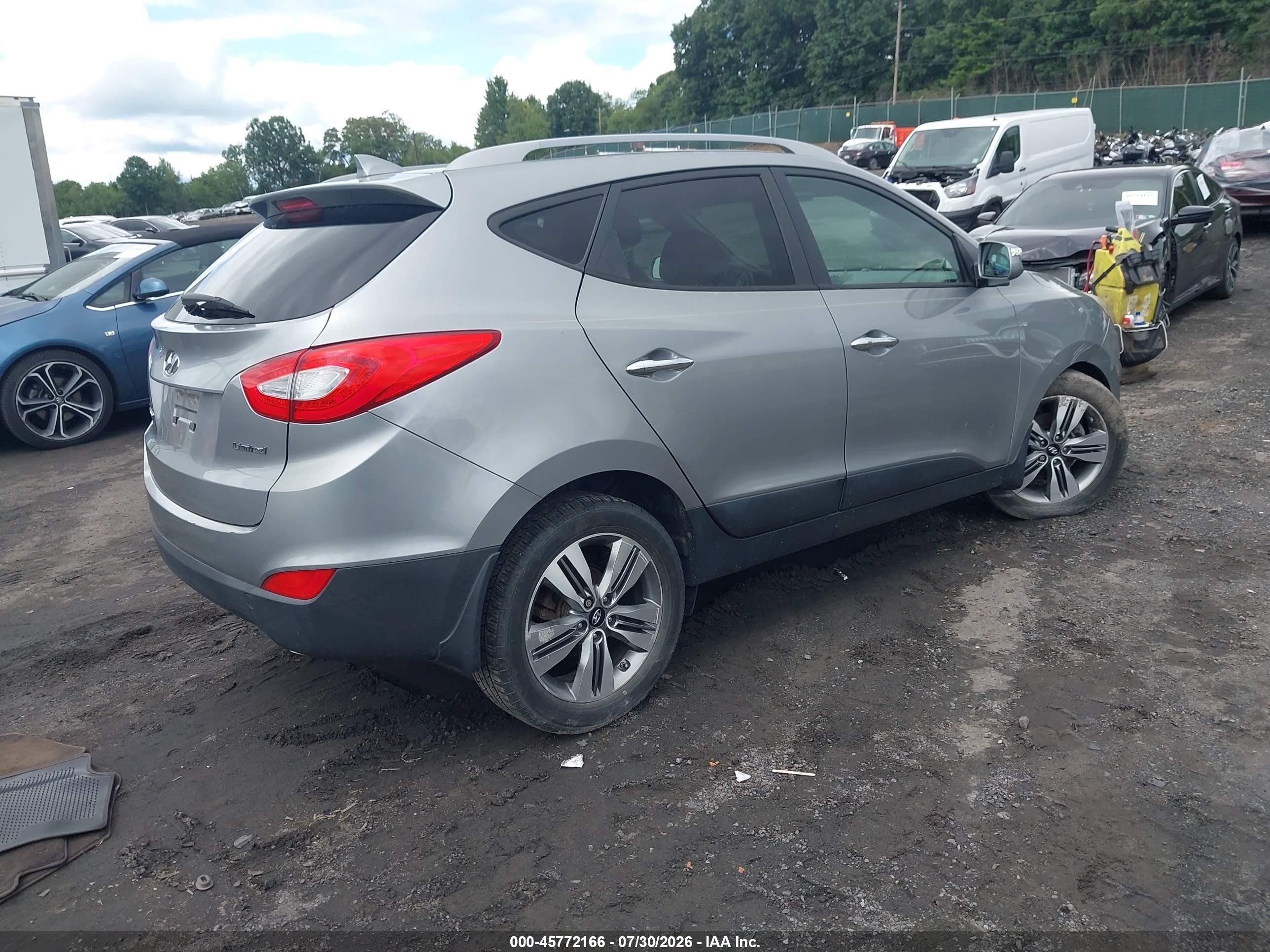 2015 Hyundai Tucson Limited Green vin: KM8JU3AG1FU066334