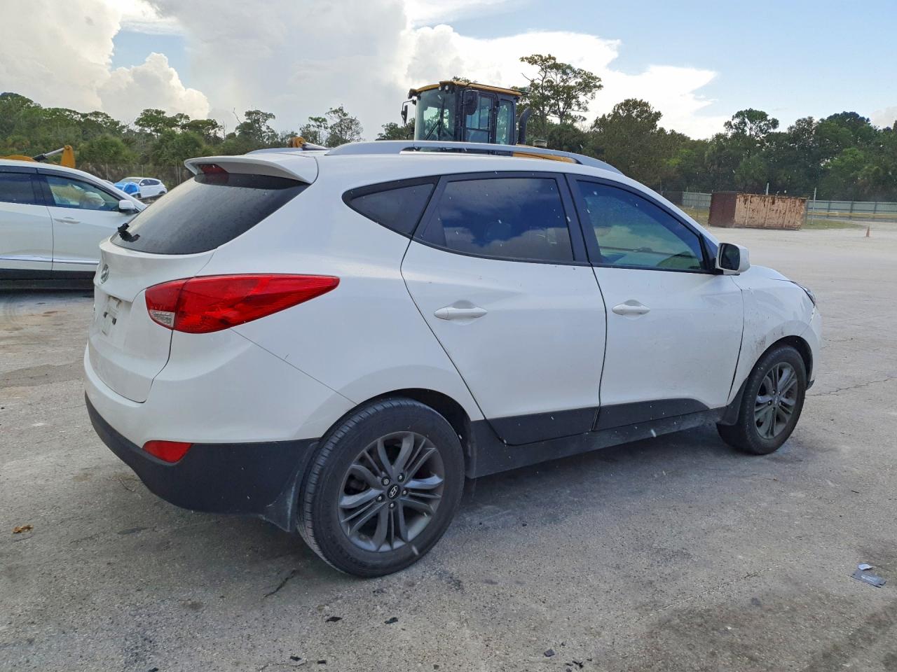 2015 Hyundai Tucson Se White vin: KM8JU3AG1FU114172