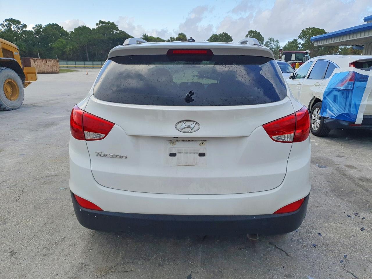 2015 Hyundai Tucson Se White vin: KM8JU3AG1FU114172