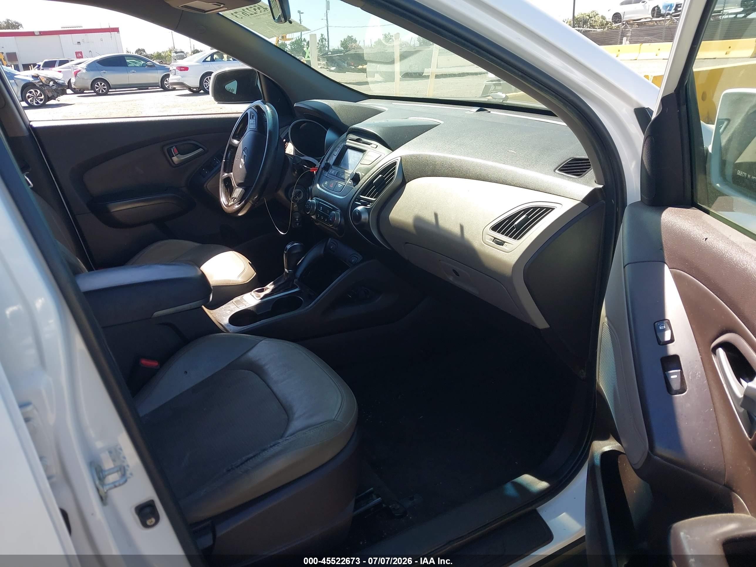 2015 Hyundai Tucson Se Белый vin: KM8JU3AG1FU995357
