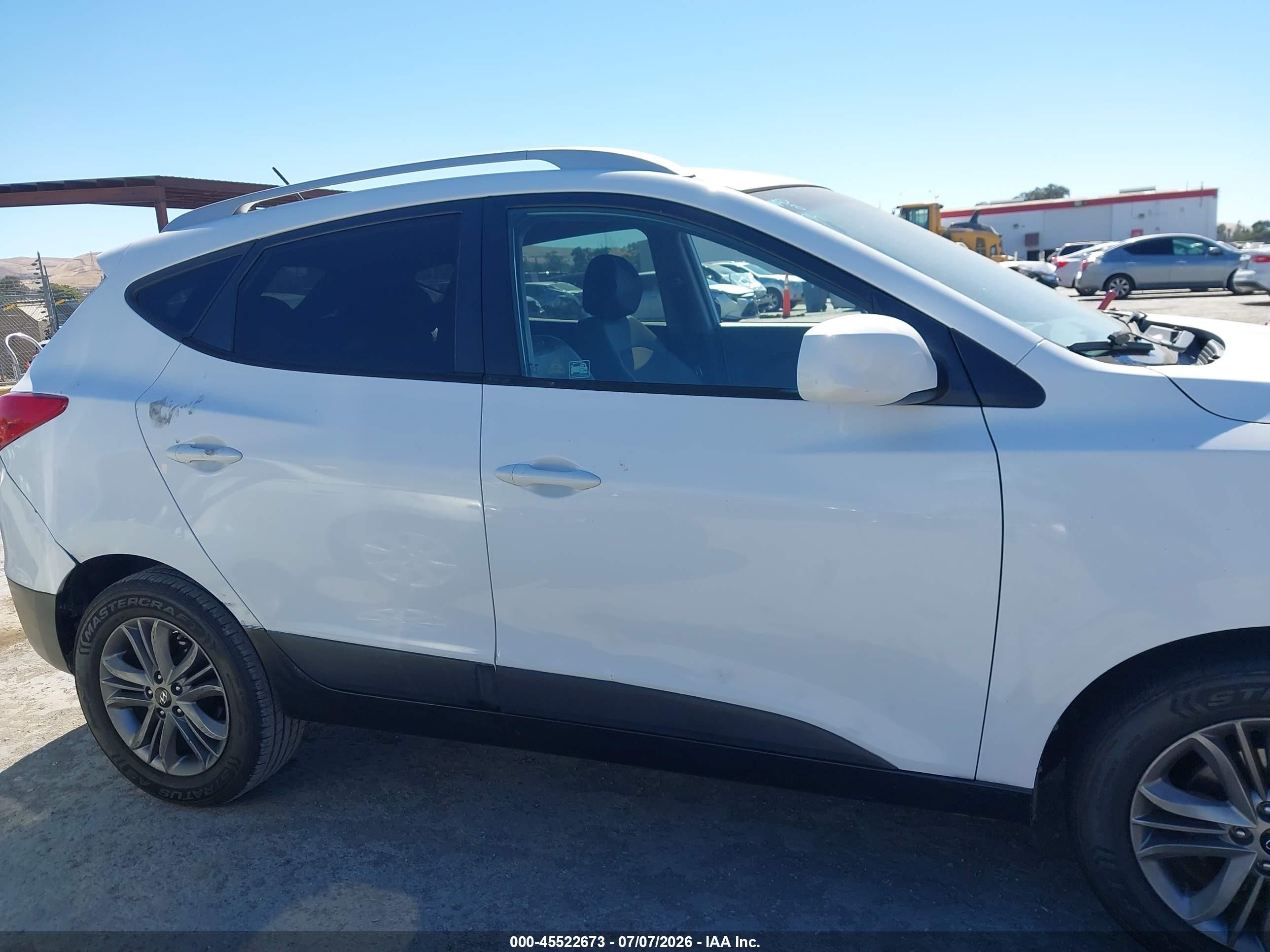 2015 Hyundai Tucson Se Белый vin: KM8JU3AG1FU995357
