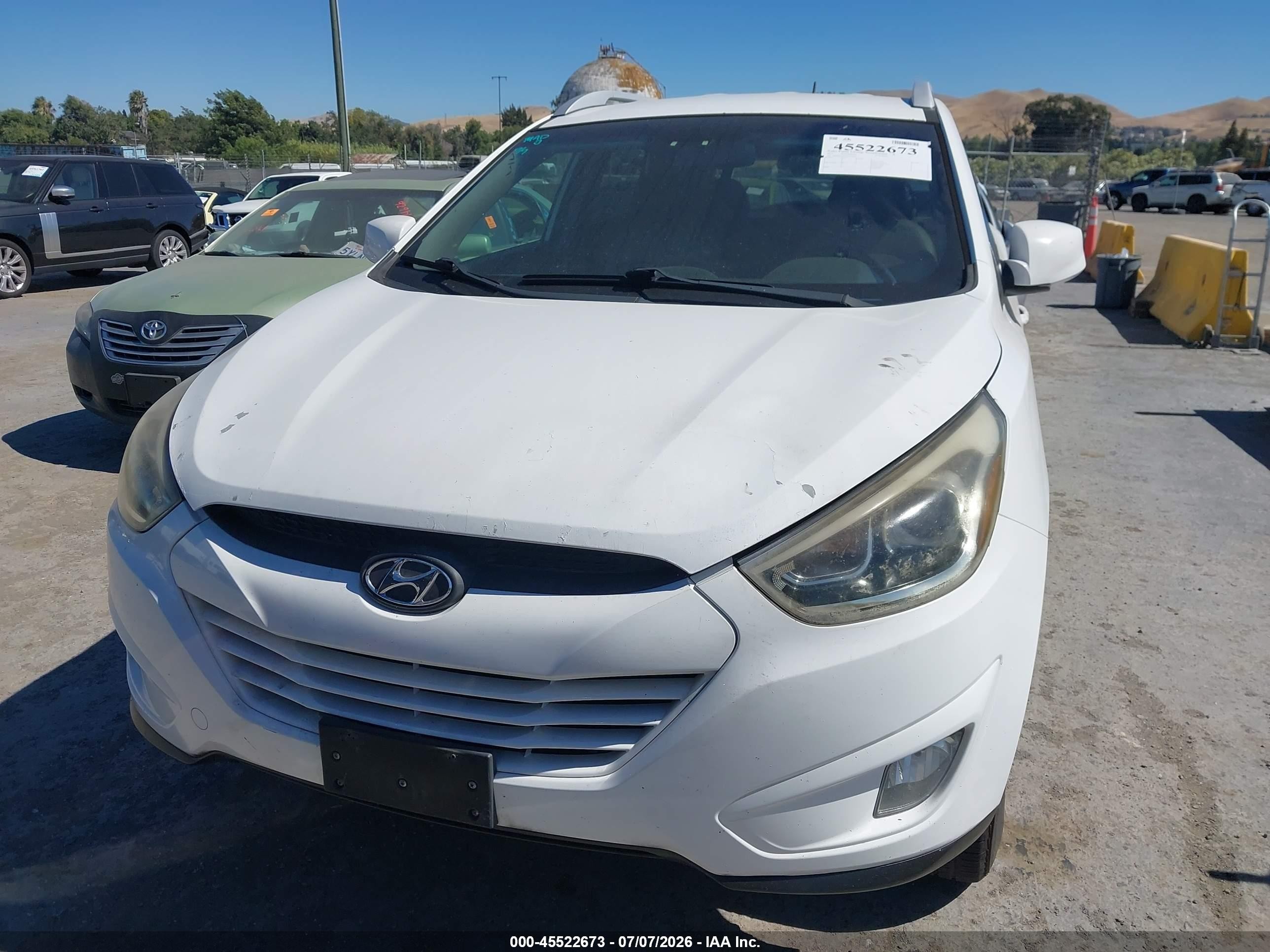 2015 Hyundai Tucson Se Белый vin: KM8JU3AG1FU995357
