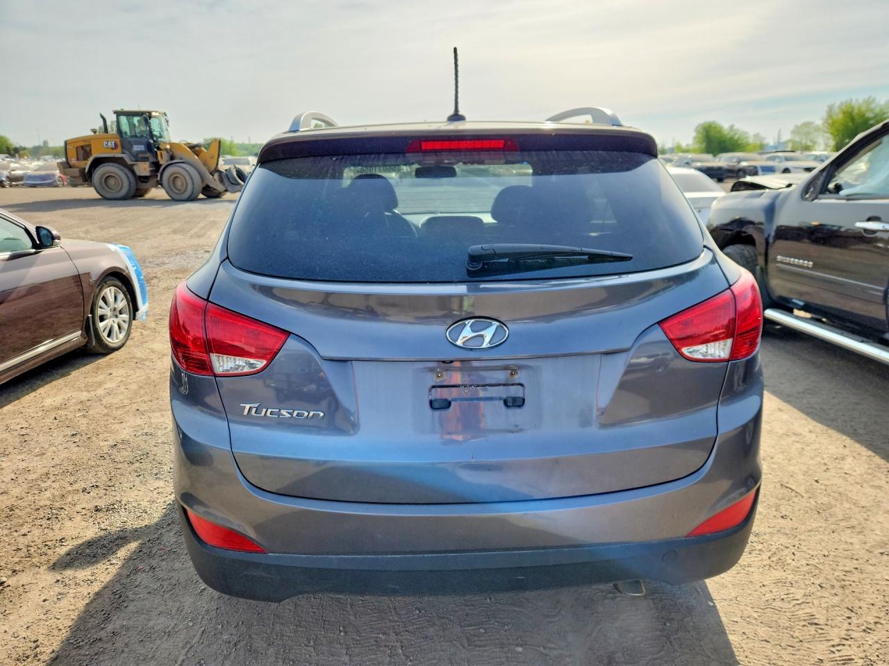 2015 Hyundai Tucson Se Gray vin: KM8JU3AG1FU997464