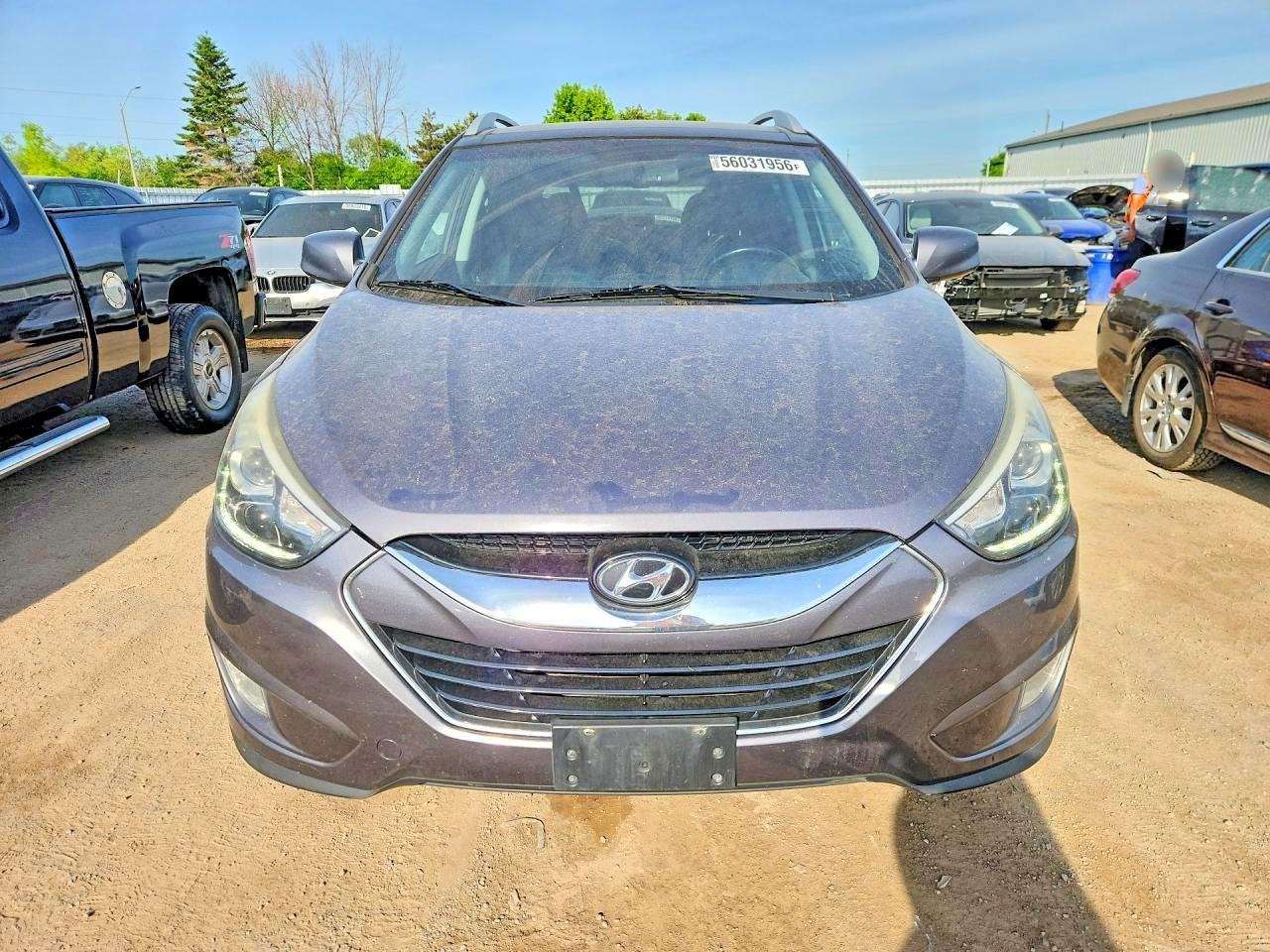2015 Hyundai Tucson Se Gray vin: KM8JU3AG1FU997464