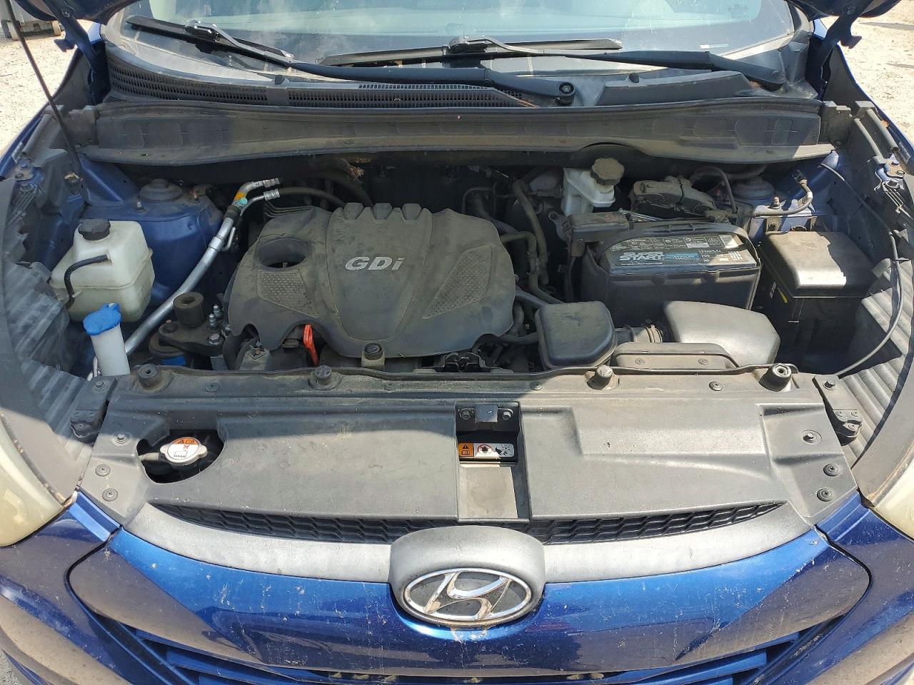 2014 Hyundai Tucson Se Blue vin: KM8JU3AG2EU799930
