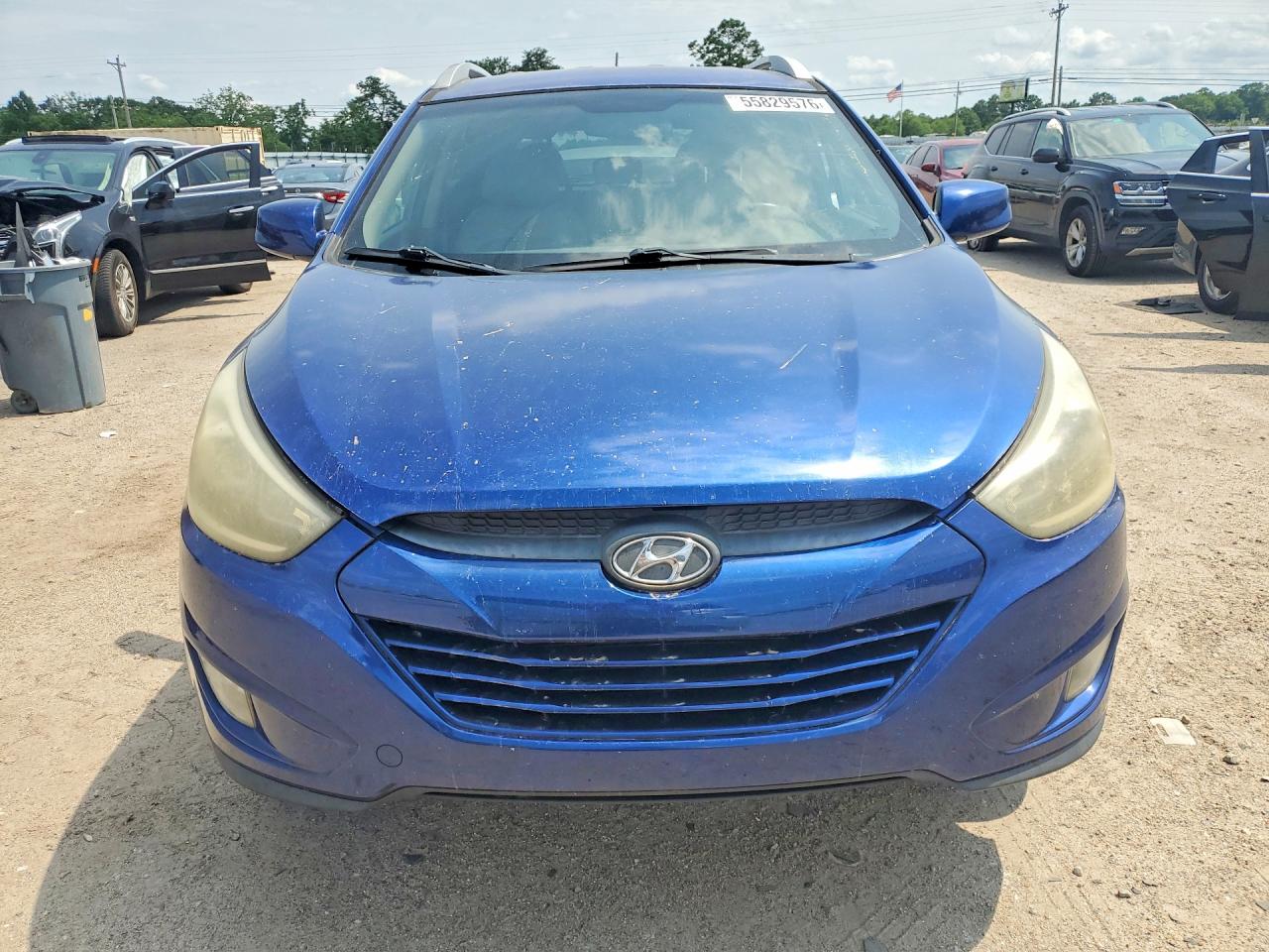 2014 Hyundai Tucson Se Blue vin: KM8JU3AG2EU799930