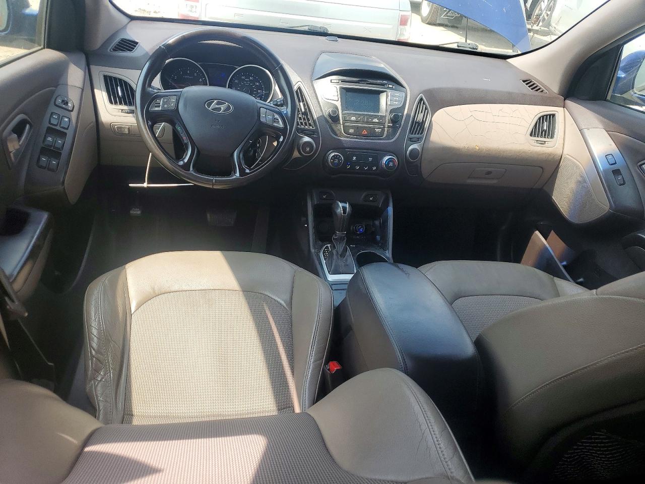 2014 Hyundai Tucson Se Blue vin: KM8JU3AG2EU799930