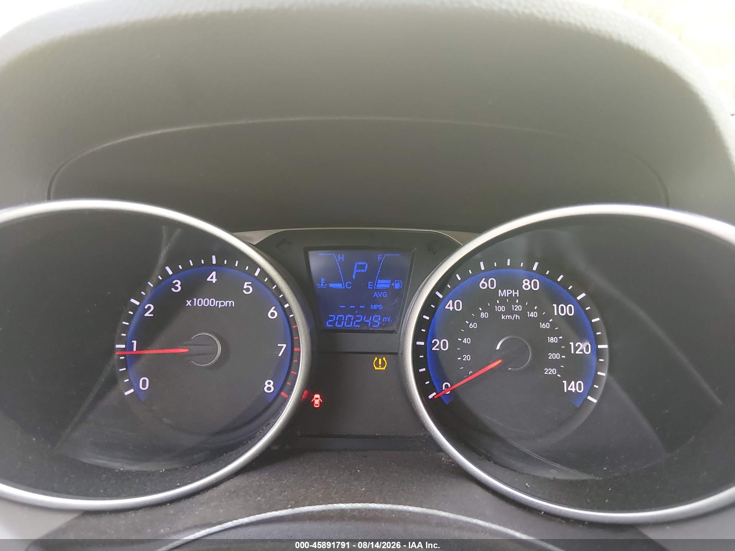 2014 Hyundai Tucson Se Серебряный vin: KM8JU3AG2EU804592