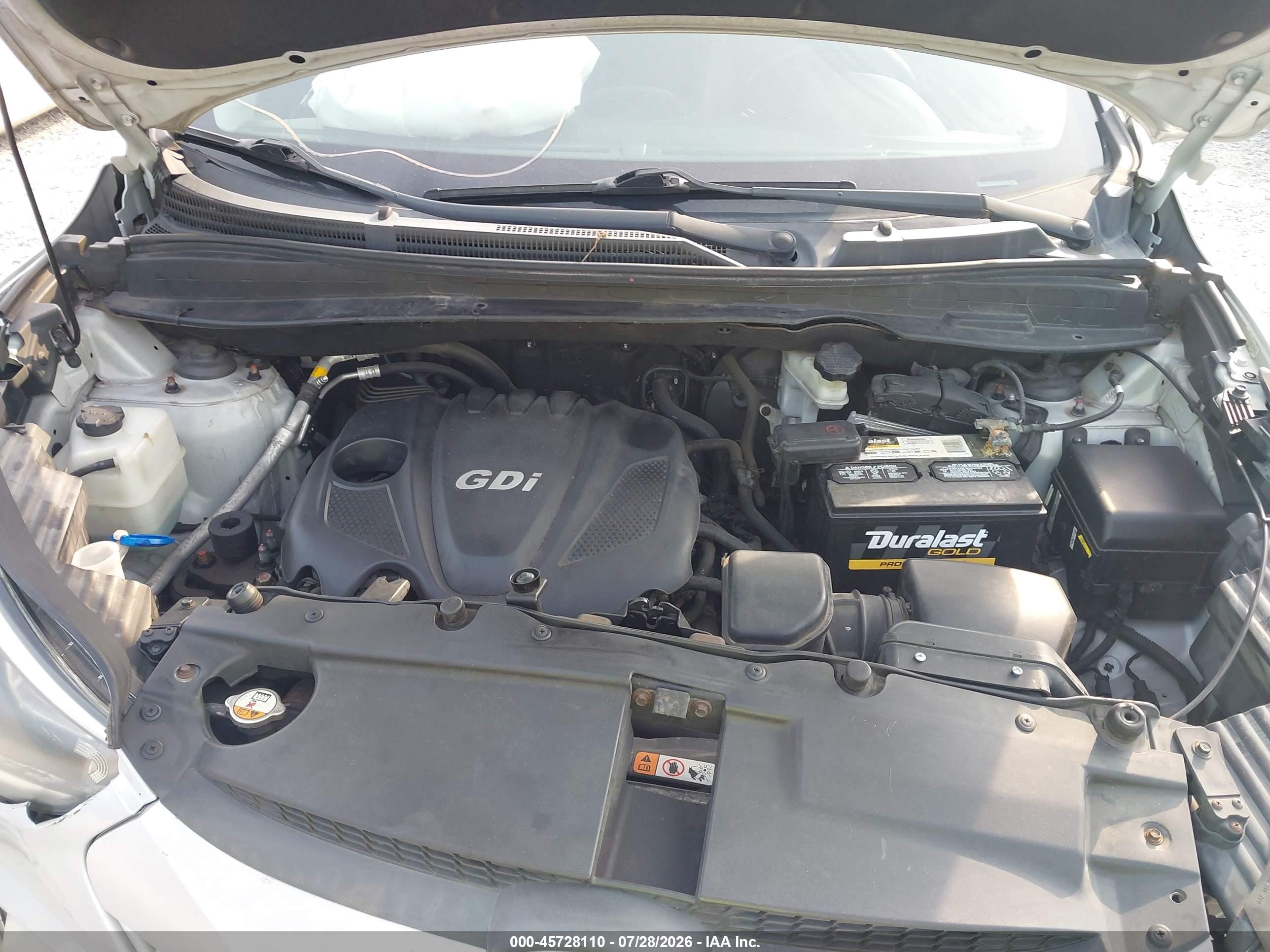2014 Hyundai Tucson Se Silver vin: KM8JU3AG2EU824423