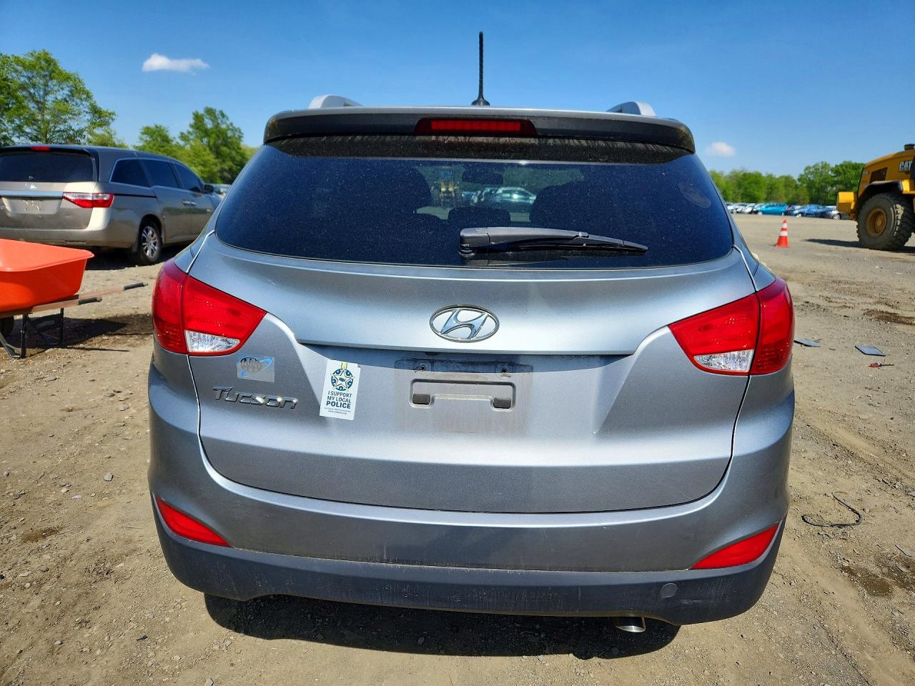 2014 Hyundai Tucson Se Серебряный vin: KM8JU3AG2EU830545