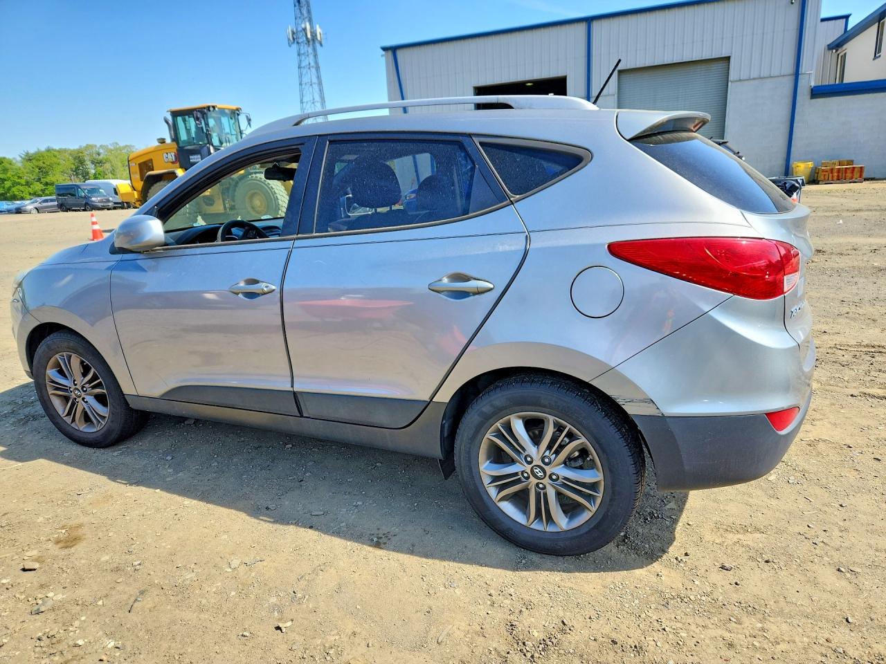 2014 Hyundai Tucson Se Серебряный vin: KM8JU3AG2EU830545