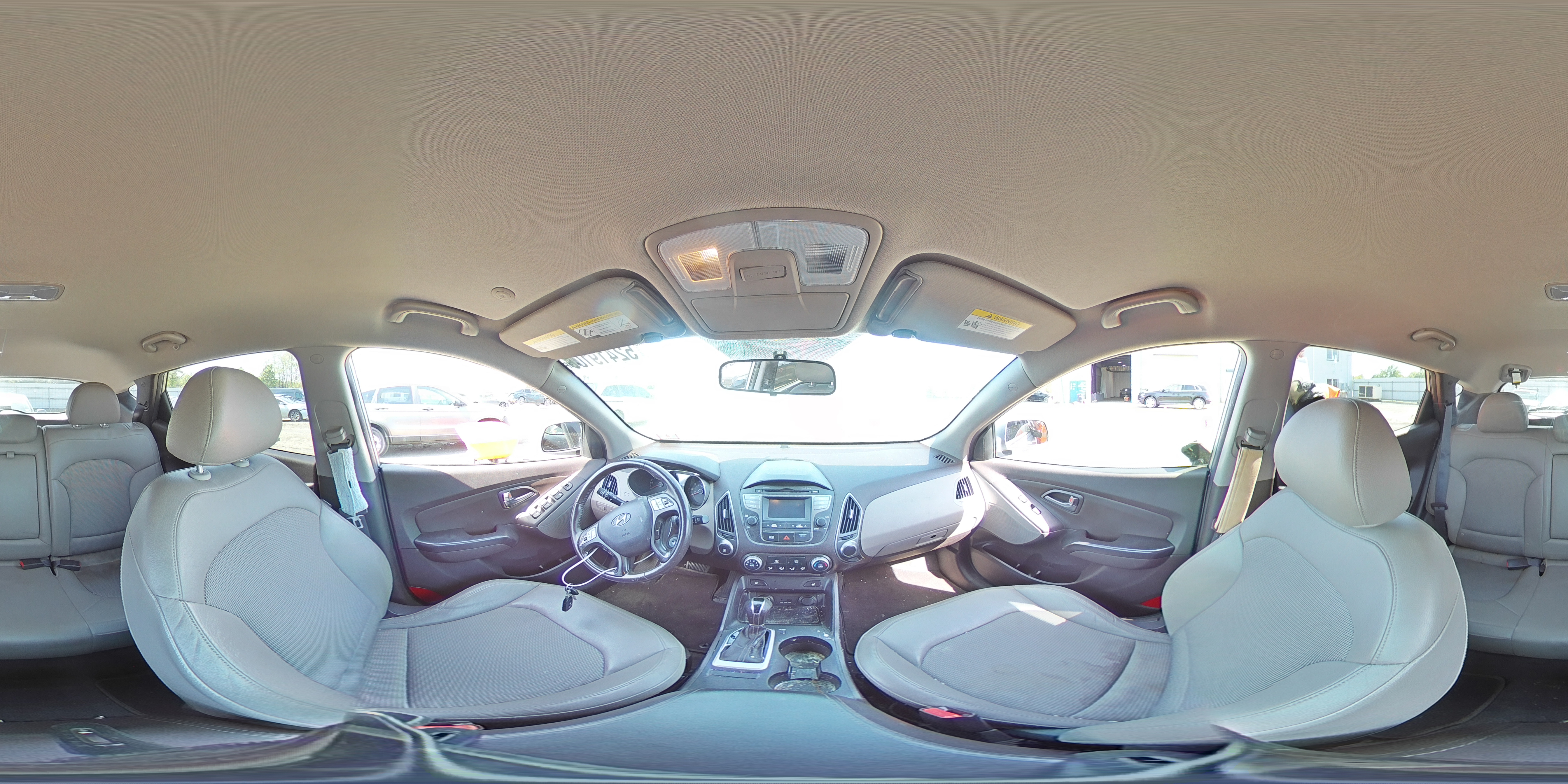 2014 Hyundai Tucson Se Серебряный vin: KM8JU3AG2EU830545