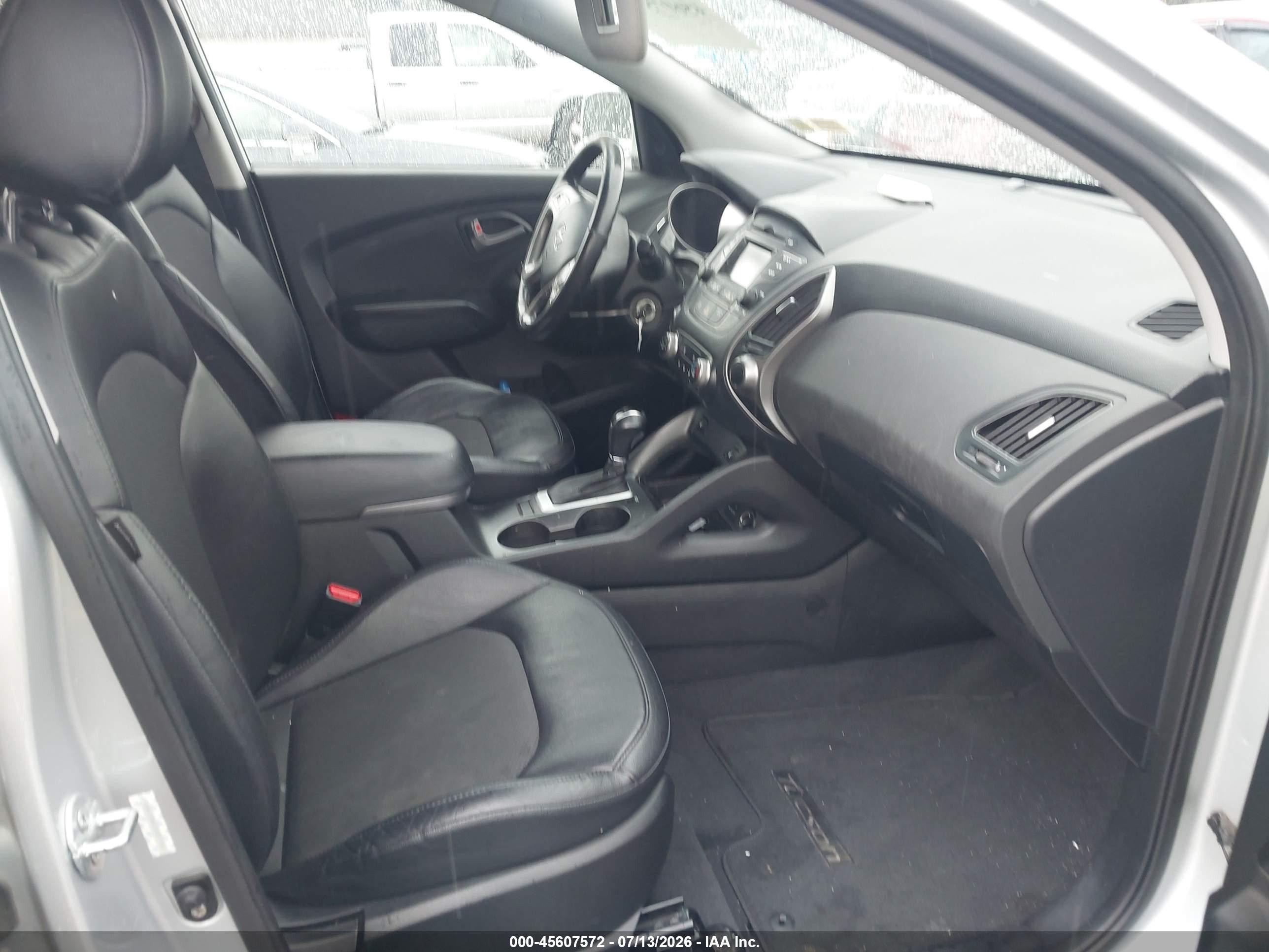 2014 Hyundai Tucson Se Gray vin: KM8JU3AG2EU831565