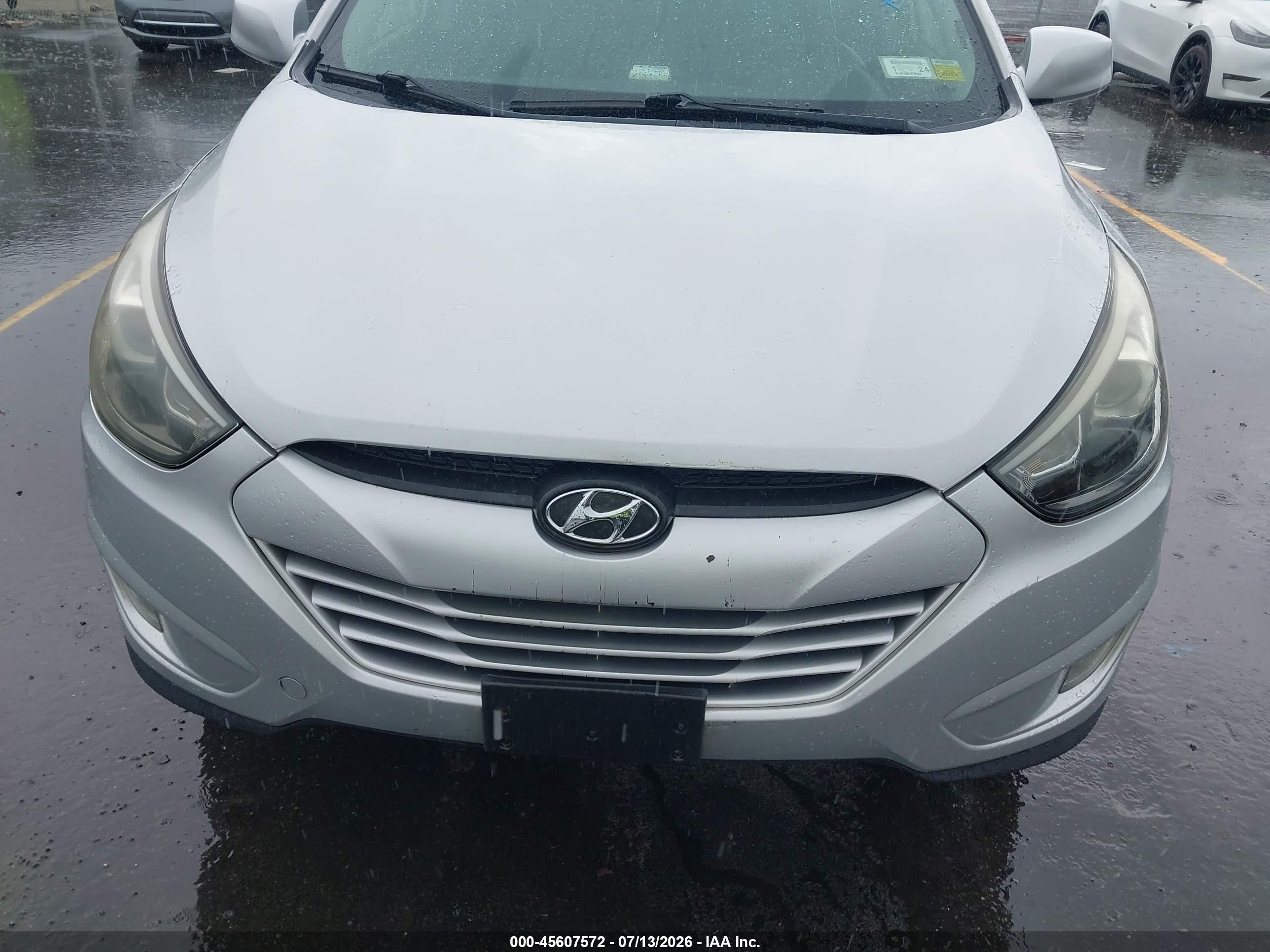 2014 Hyundai Tucson Se Gray vin: KM8JU3AG2EU831565
