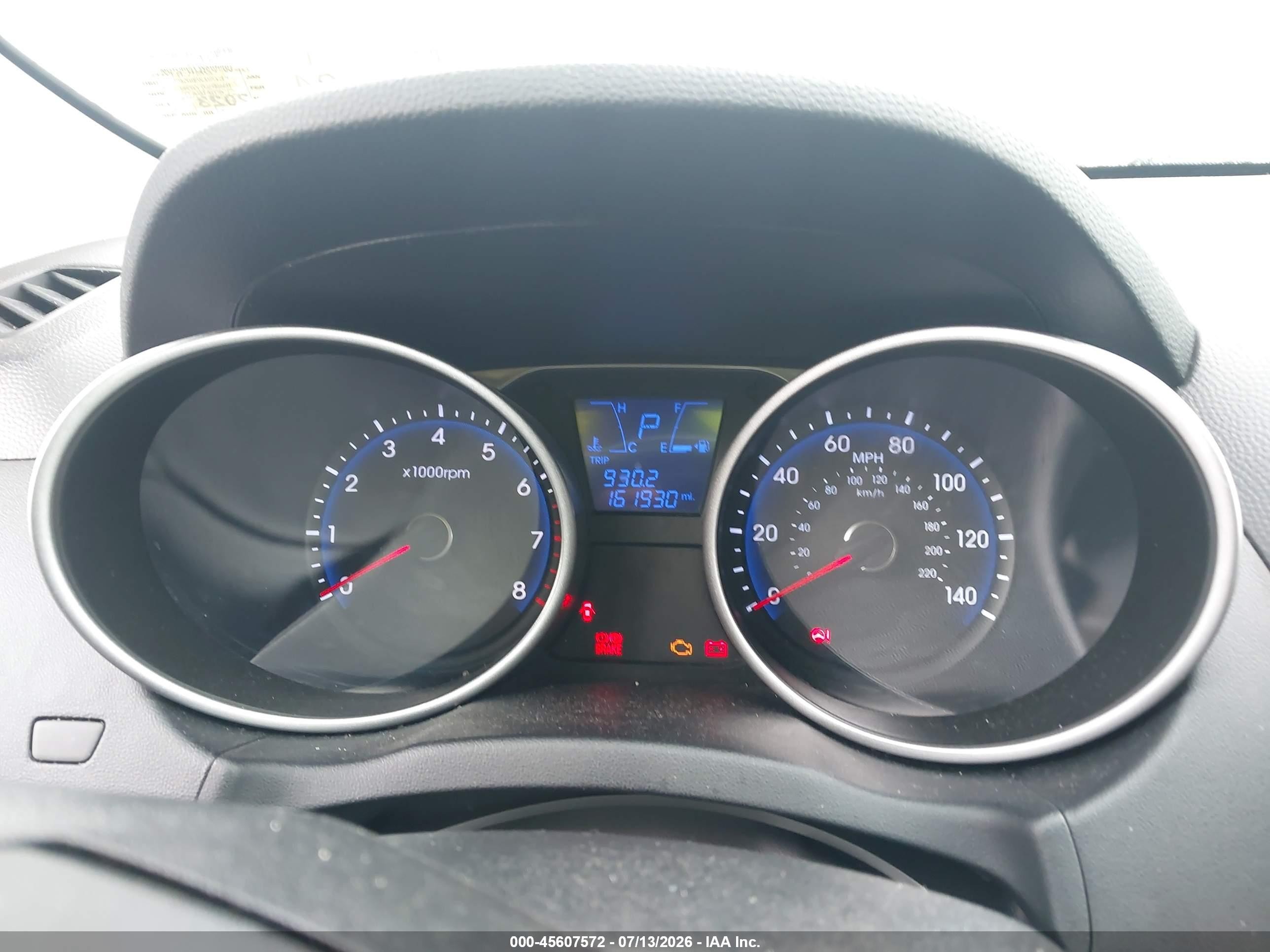 2014 Hyundai Tucson Se Gray vin: KM8JU3AG2EU831565