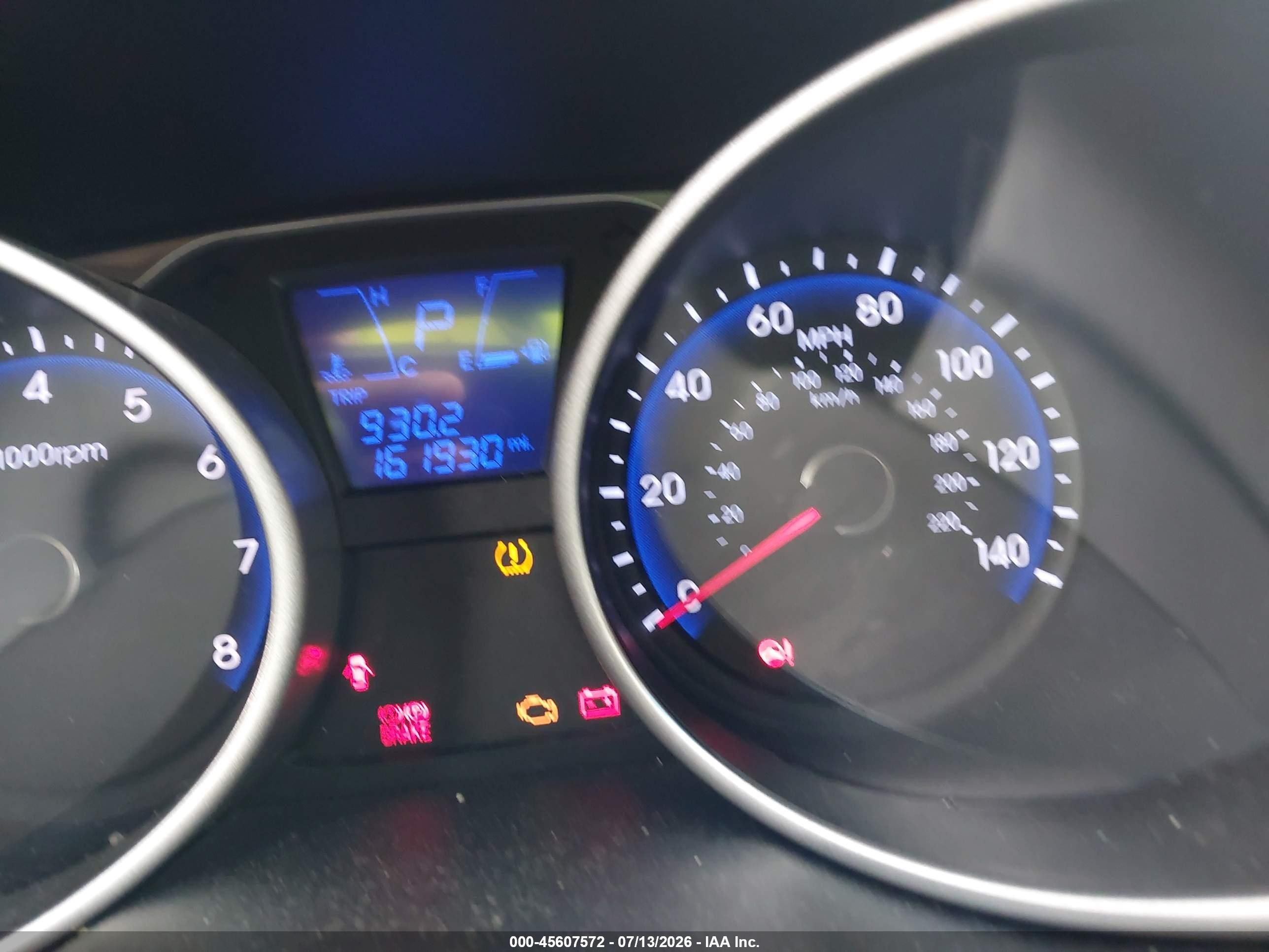 2014 Hyundai Tucson Se Gray vin: KM8JU3AG2EU831565