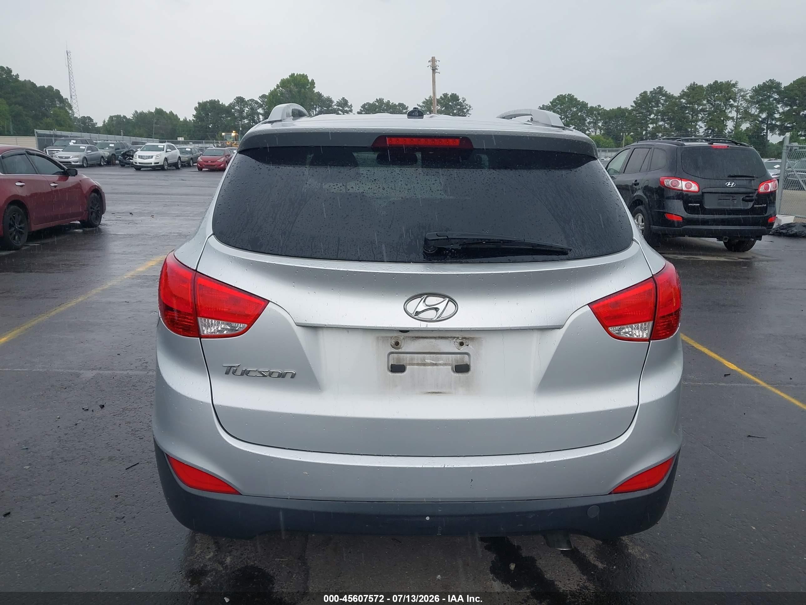 2014 Hyundai Tucson Se Gray vin: KM8JU3AG2EU831565