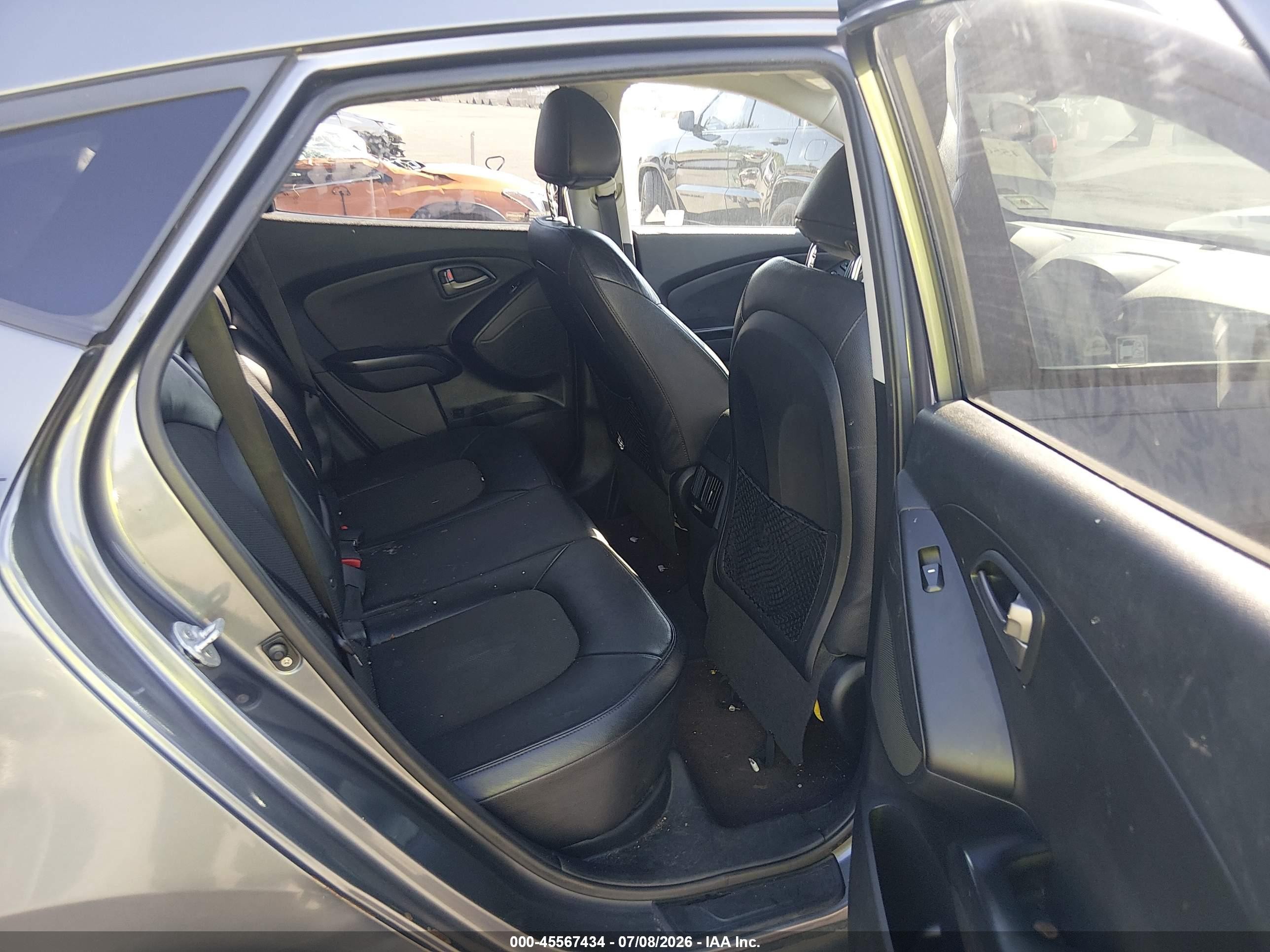 2014 Hyundai Tucson Se Gray vin: KM8JU3AG2EU873041