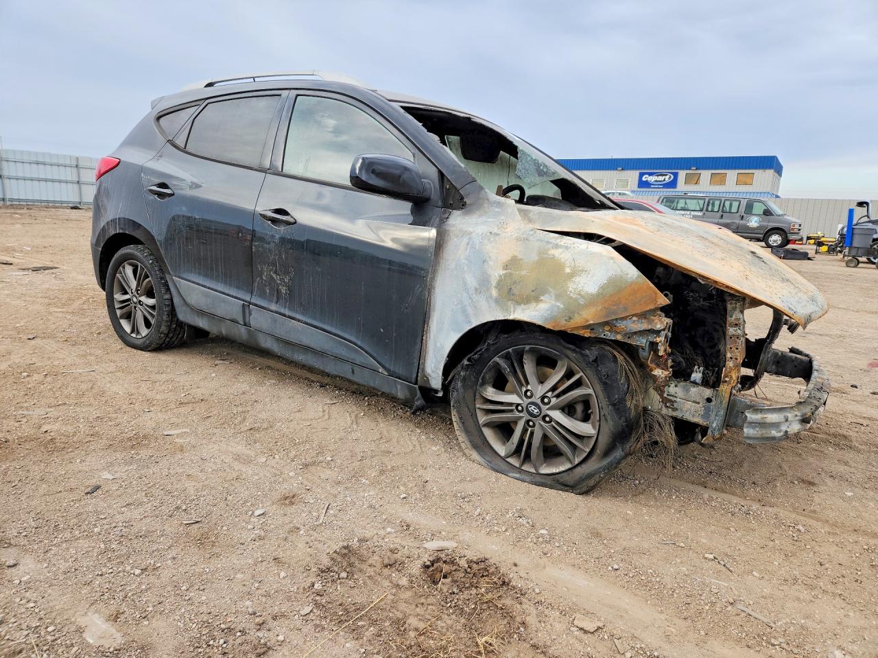 2014 Hyundai Tucson Gls Black vin: KM8JU3AG2EU889479