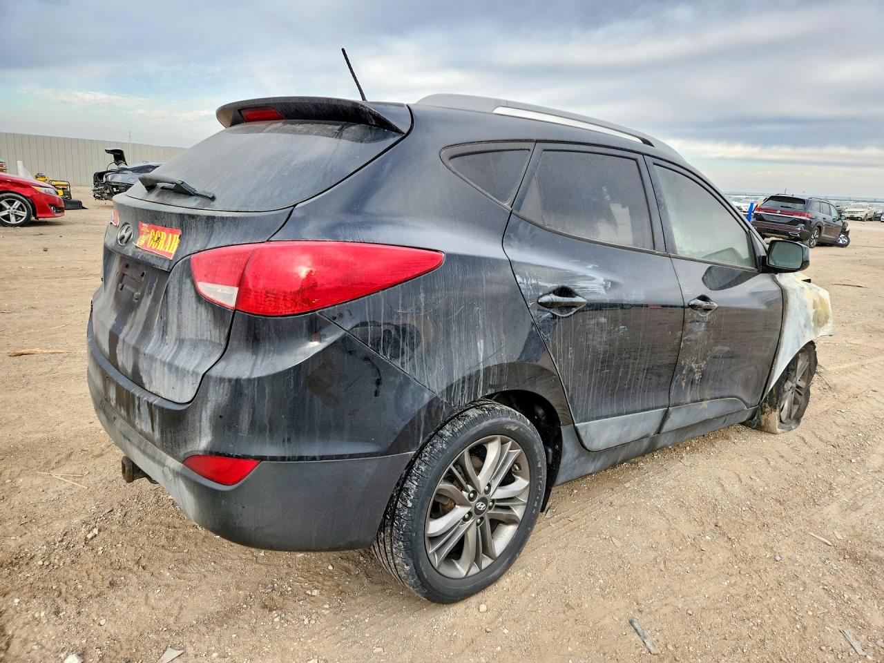 2014 Hyundai Tucson Gls Black vin: KM8JU3AG2EU889479