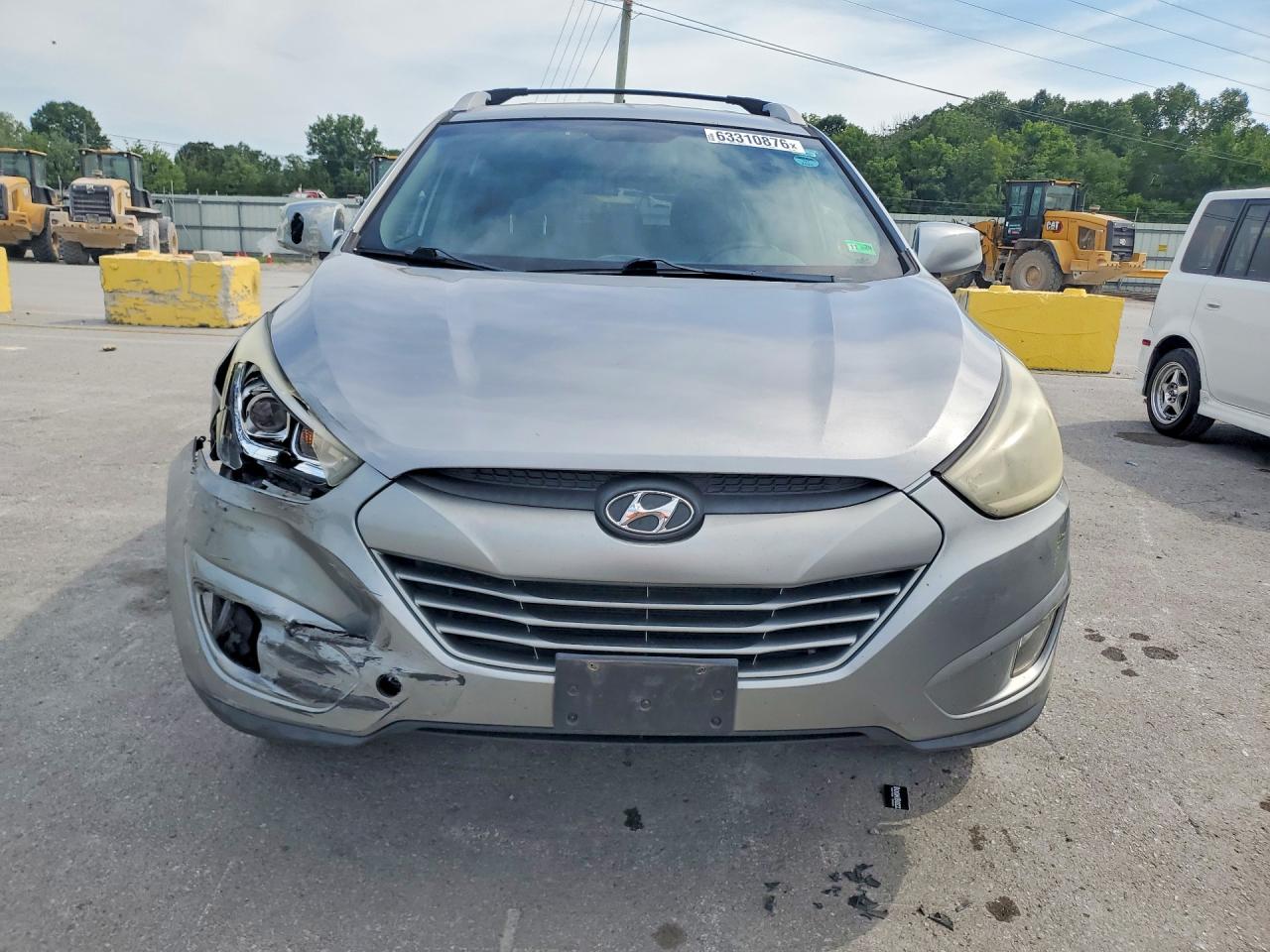 2014 Hyundai Tucson Se Silver vin: KM8JU3AG2EU935084