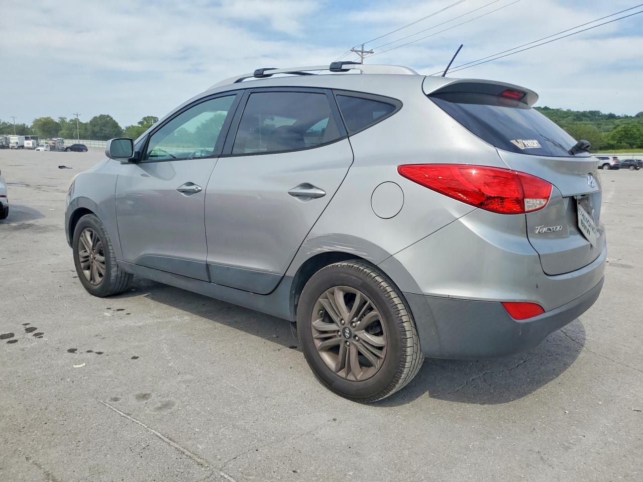 2014 Hyundai Tucson Se Silver vin: KM8JU3AG2EU935084