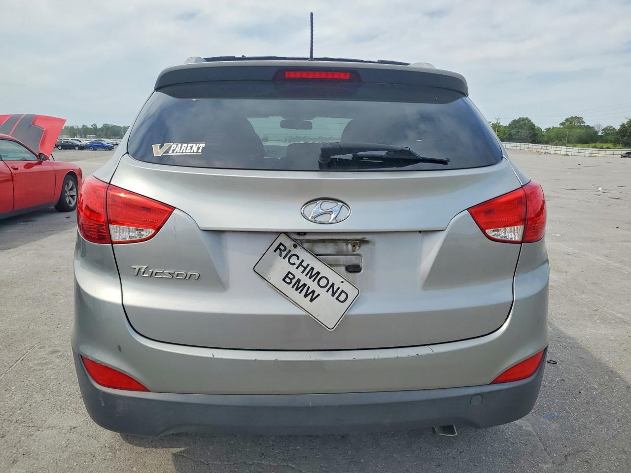 2014 Hyundai Tucson Se Silver vin: KM8JU3AG2EU935084