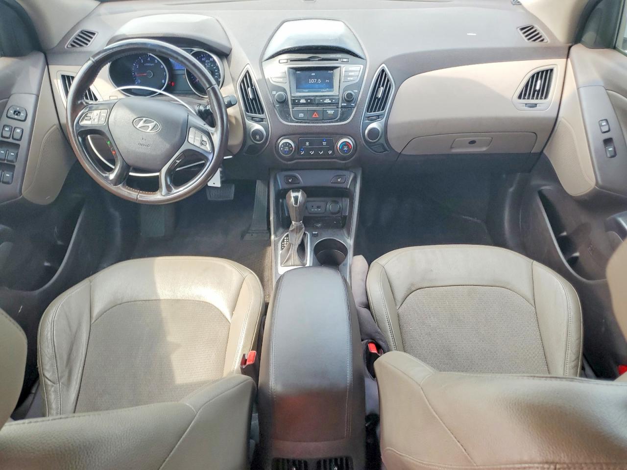 2014 Hyundai Tucson Se Silver vin: KM8JU3AG2EU935084