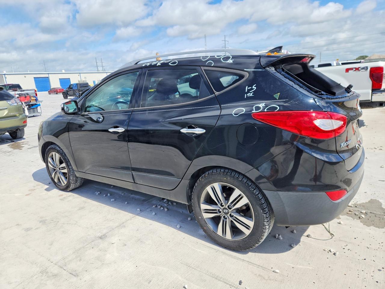 2015 Hyundai Tucson Limited Black vin: KM8JU3AG2FU017451