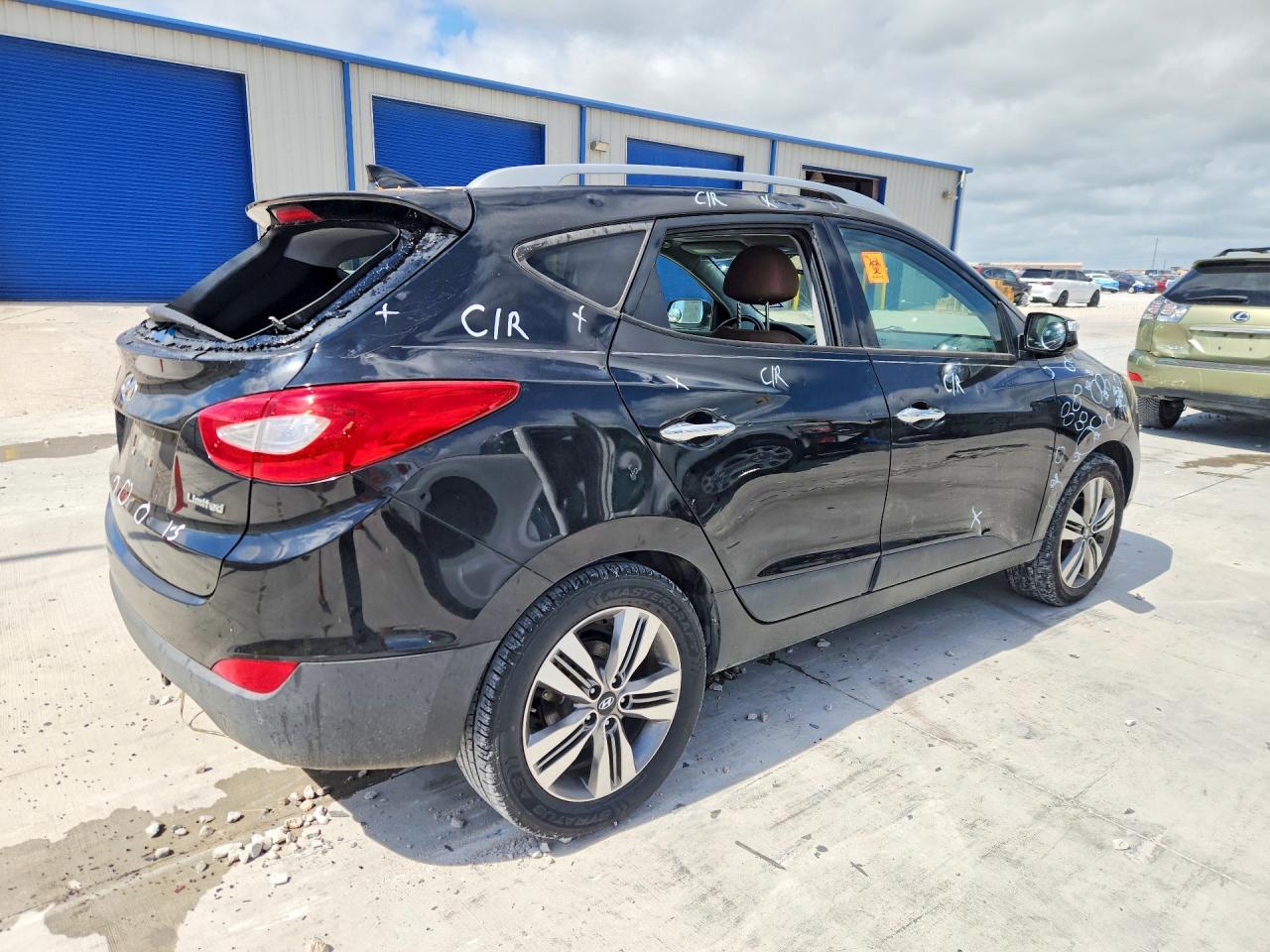 2015 Hyundai Tucson Limited Black vin: KM8JU3AG2FU017451