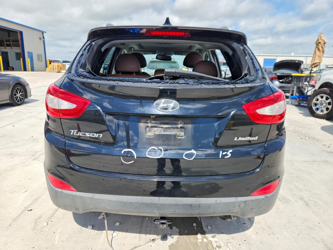 2015 Hyundai Tucson Limited Black vin: KM8JU3AG2FU017451