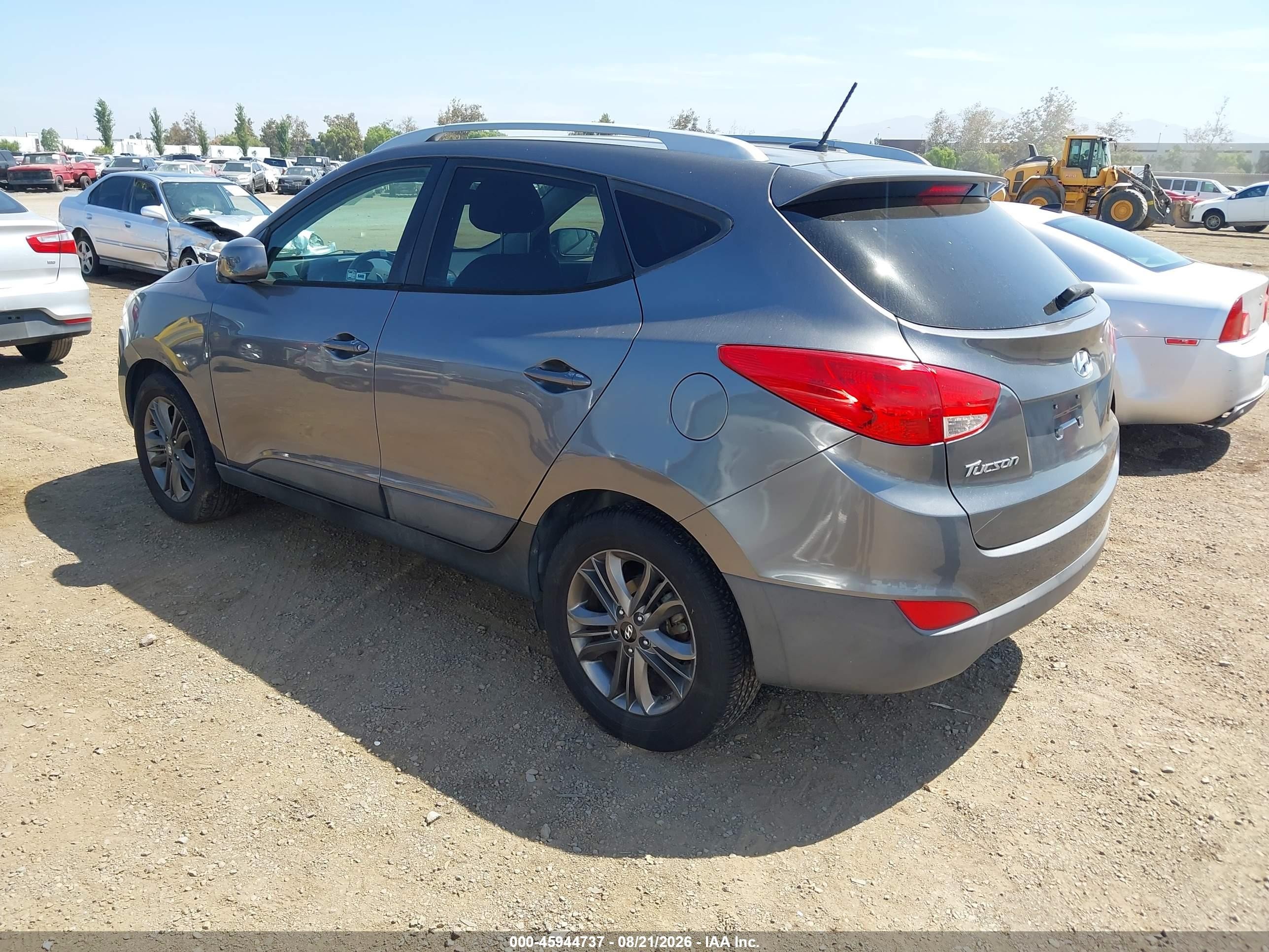 2015 Hyundai Tucson Se Серый vin: KM8JU3AG2FU054032