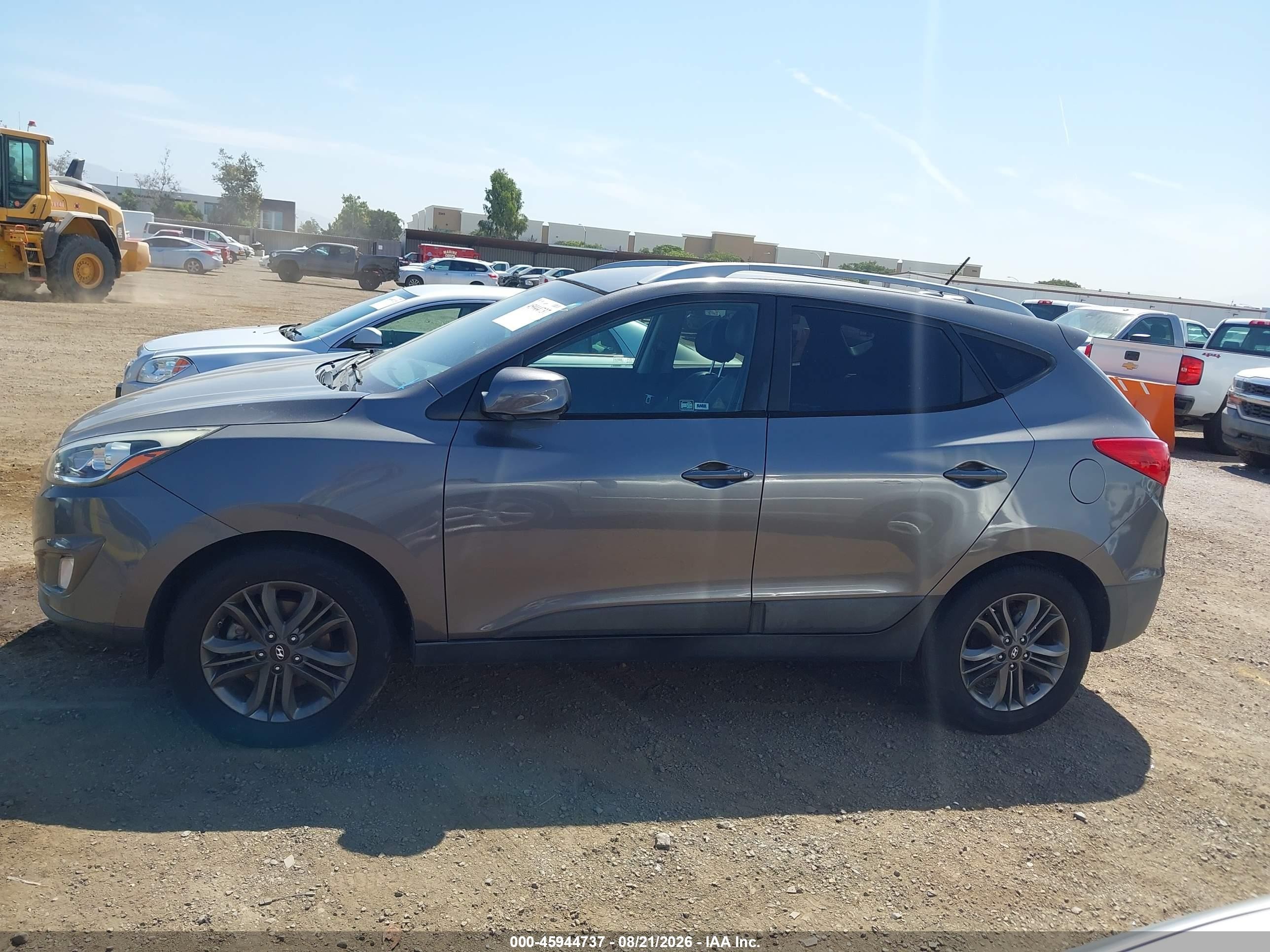 2015 Hyundai Tucson Se Серый vin: KM8JU3AG2FU054032