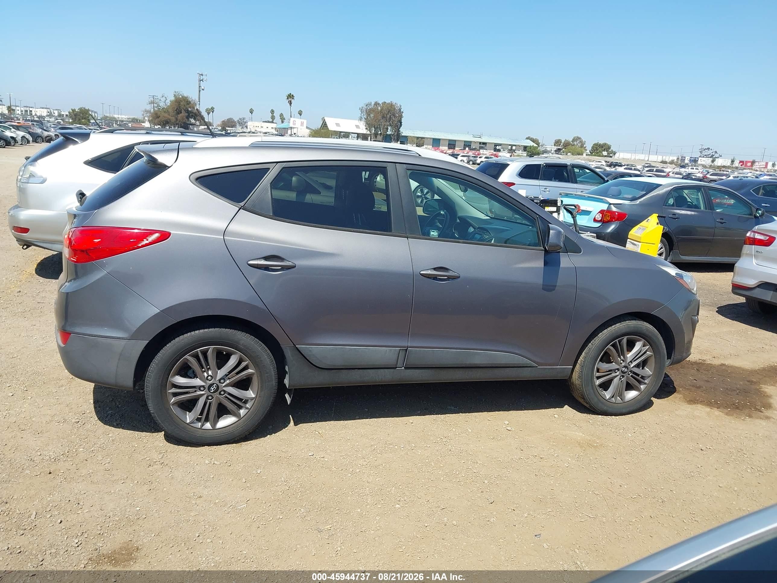 2015 Hyundai Tucson Se Серый vin: KM8JU3AG2FU054032