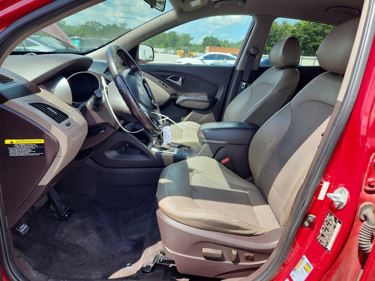 2015 Hyundai Tucson Se Red vin: KM8JU3AG2FU056055